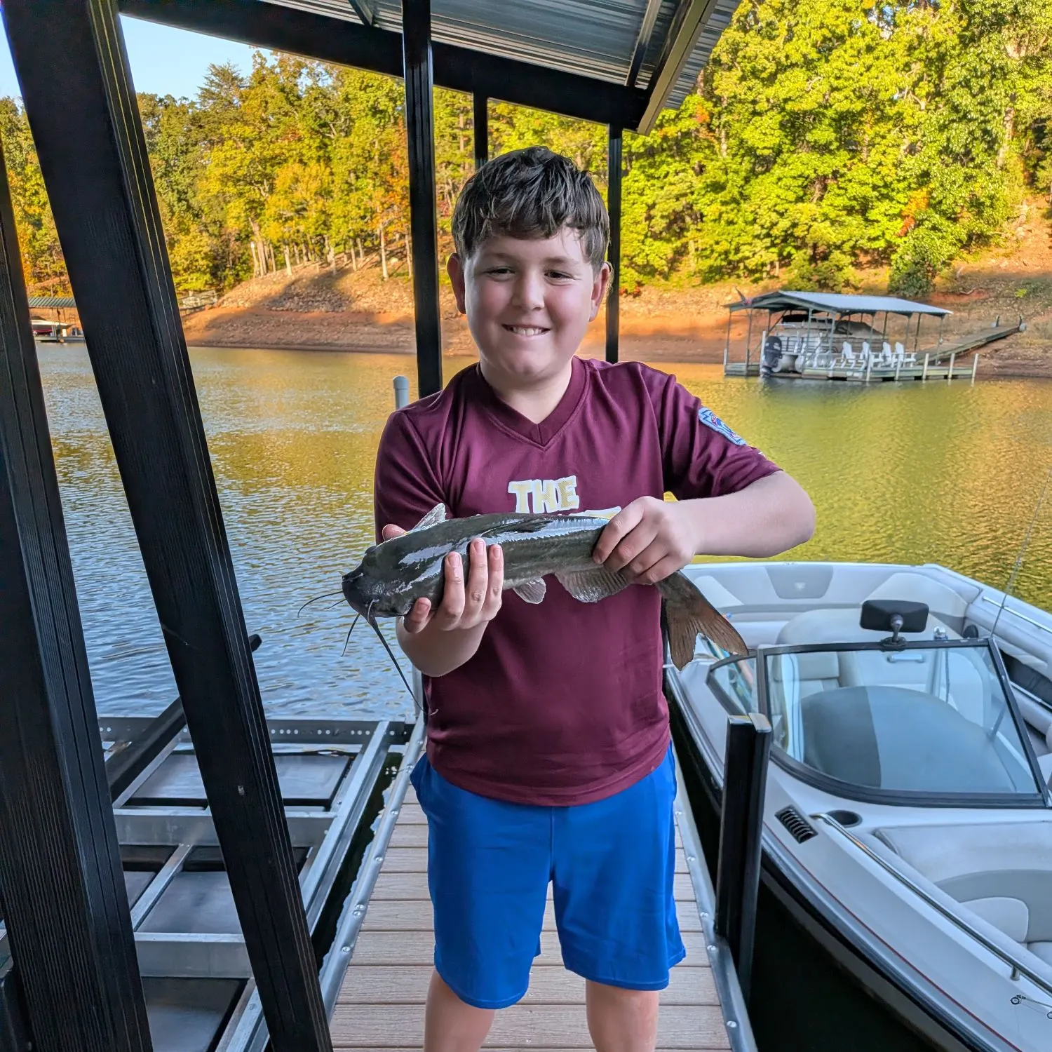 Channel catfish caught on Fishbrain