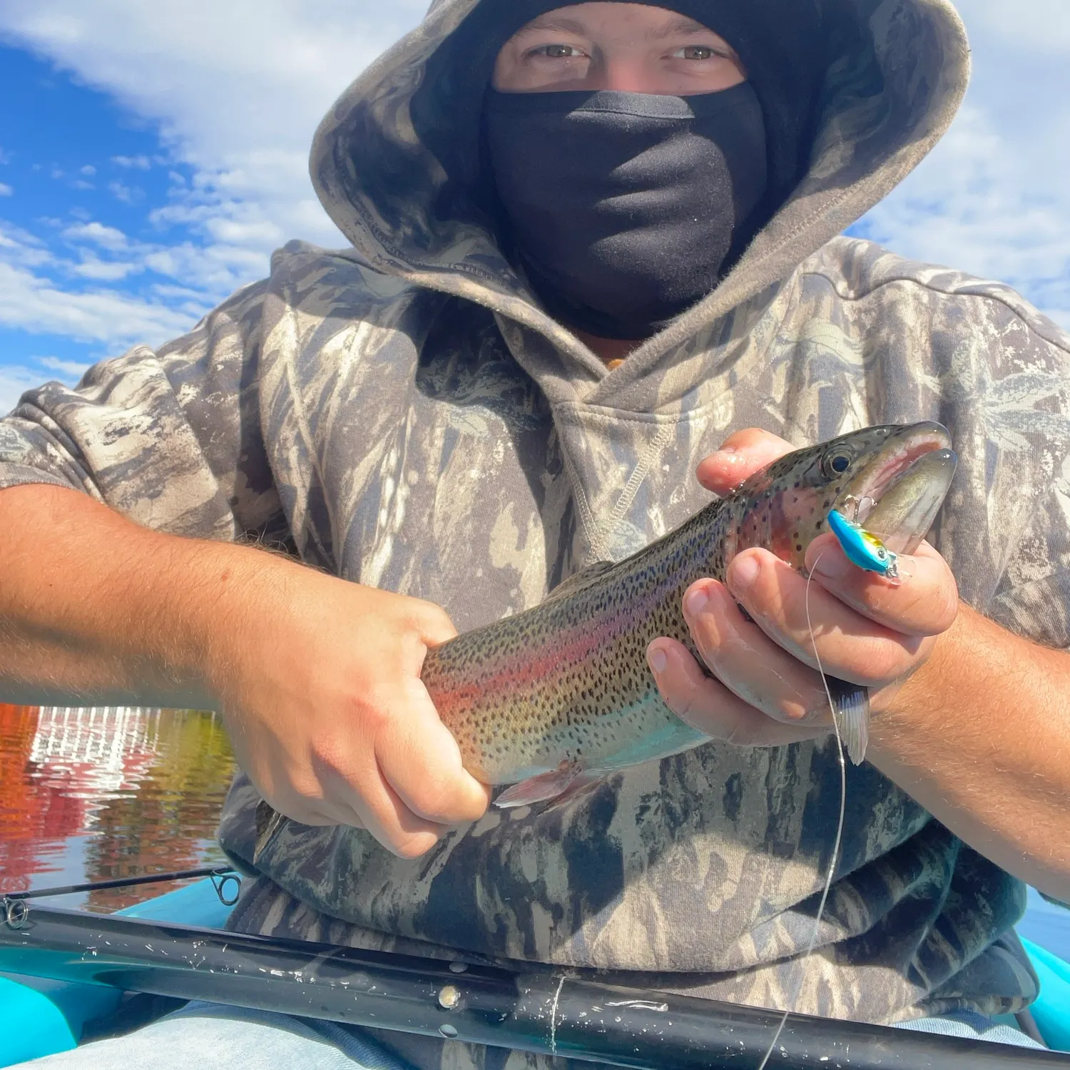 Rainbow trout caught on Fishbrain