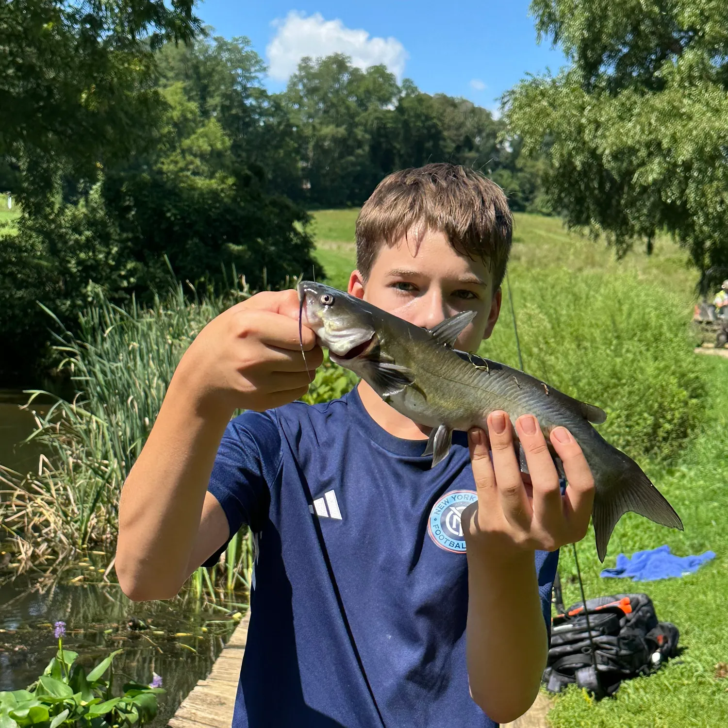 Channel catfish caught on Fishbrain
