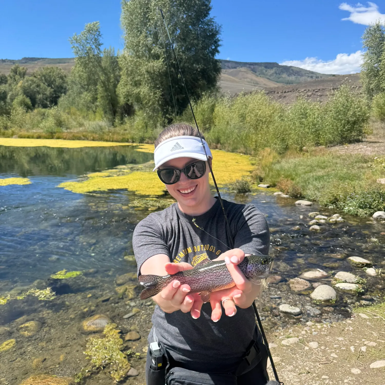 Rainbow trout caught on Fishbrain