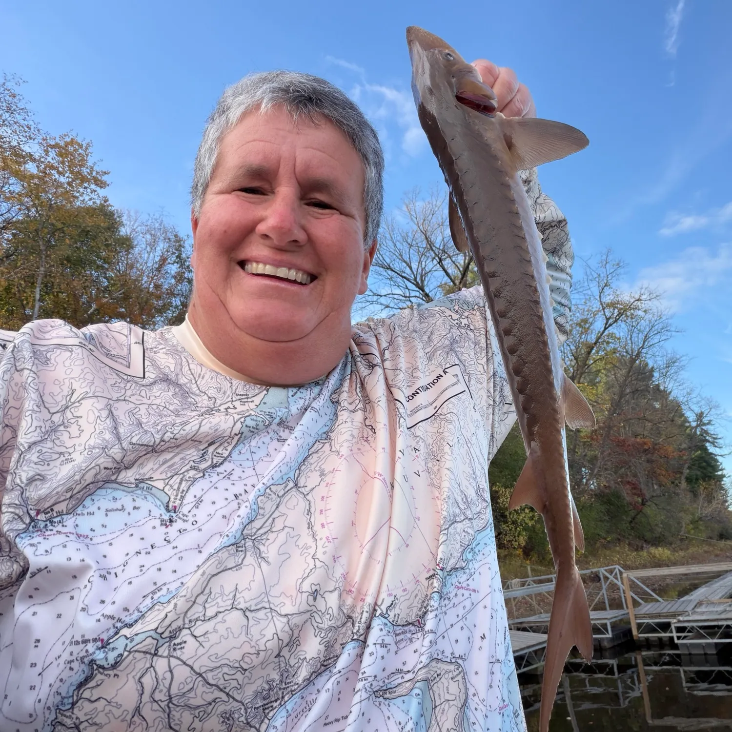 Lake sturgeon caught on Fishbrain