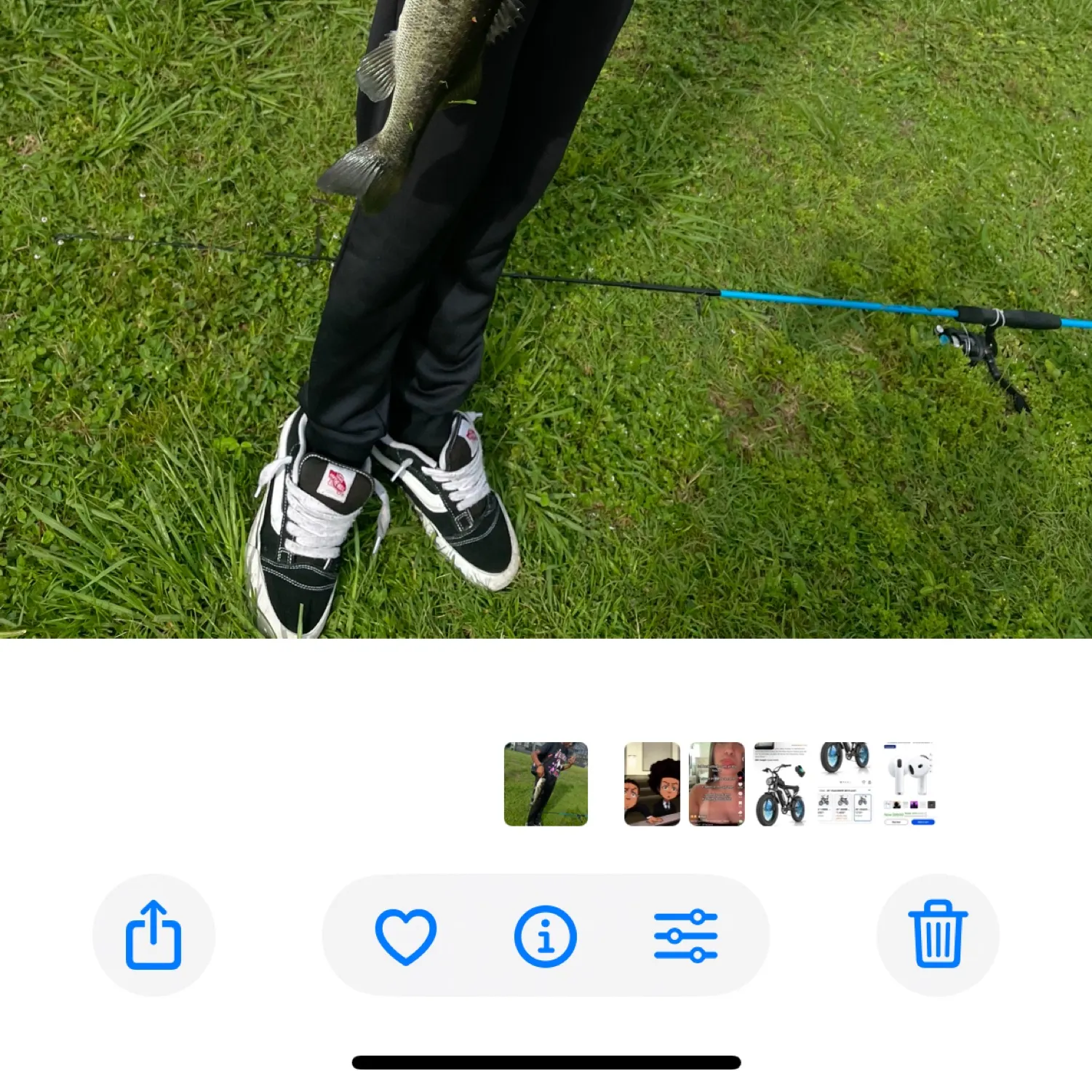 recently logged catches