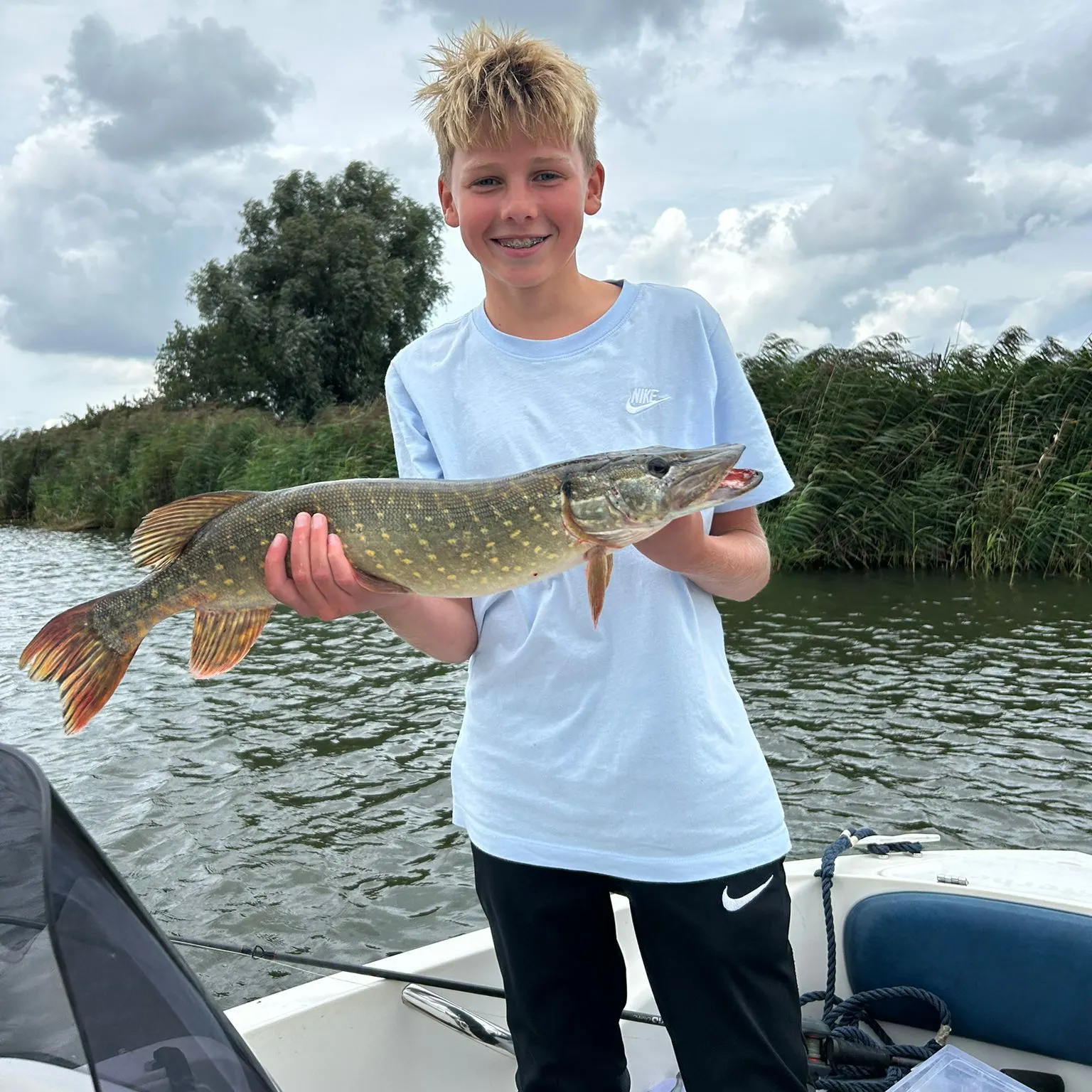 Northern pike caught on Fishbrain