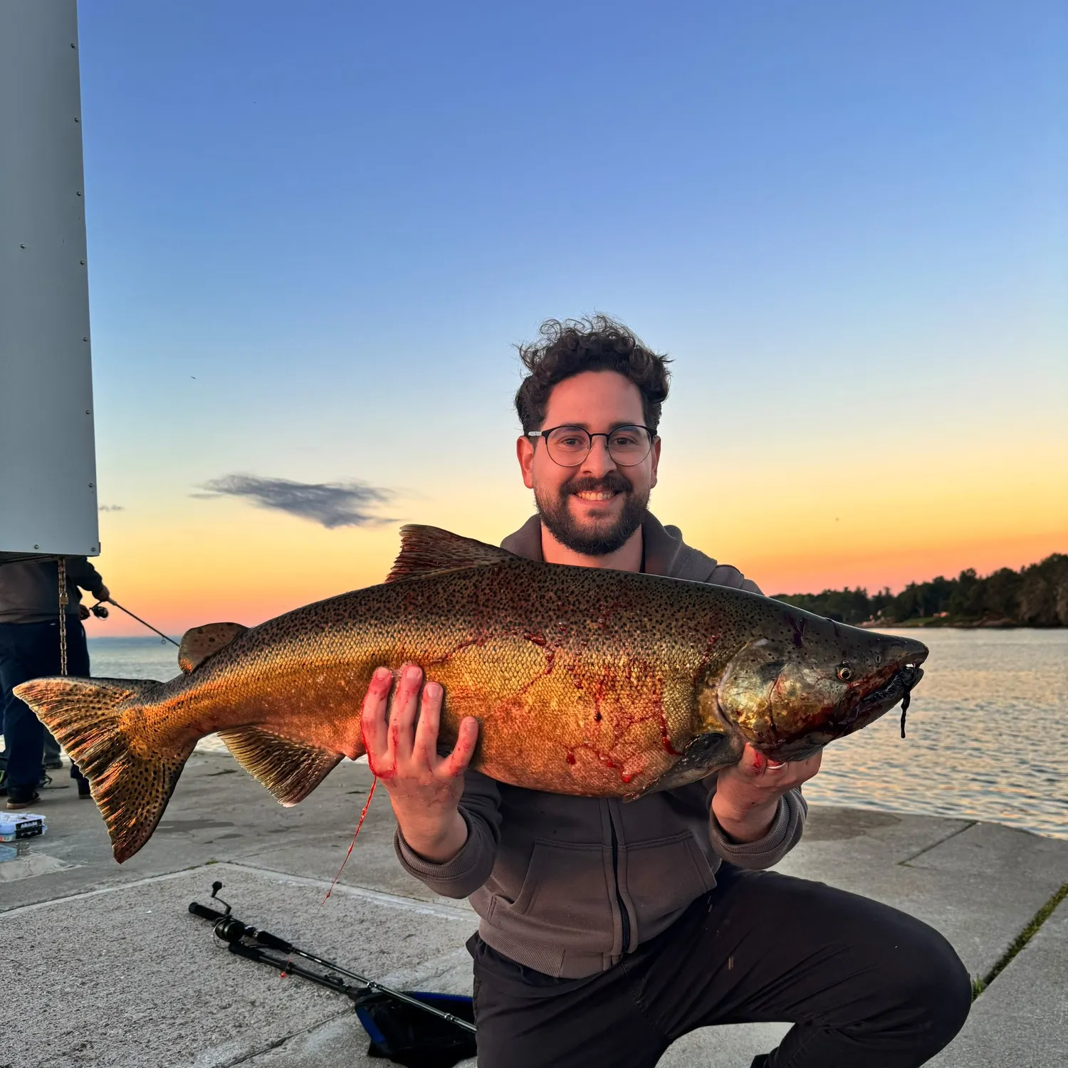 Chinook salmon caught on Fishbrain