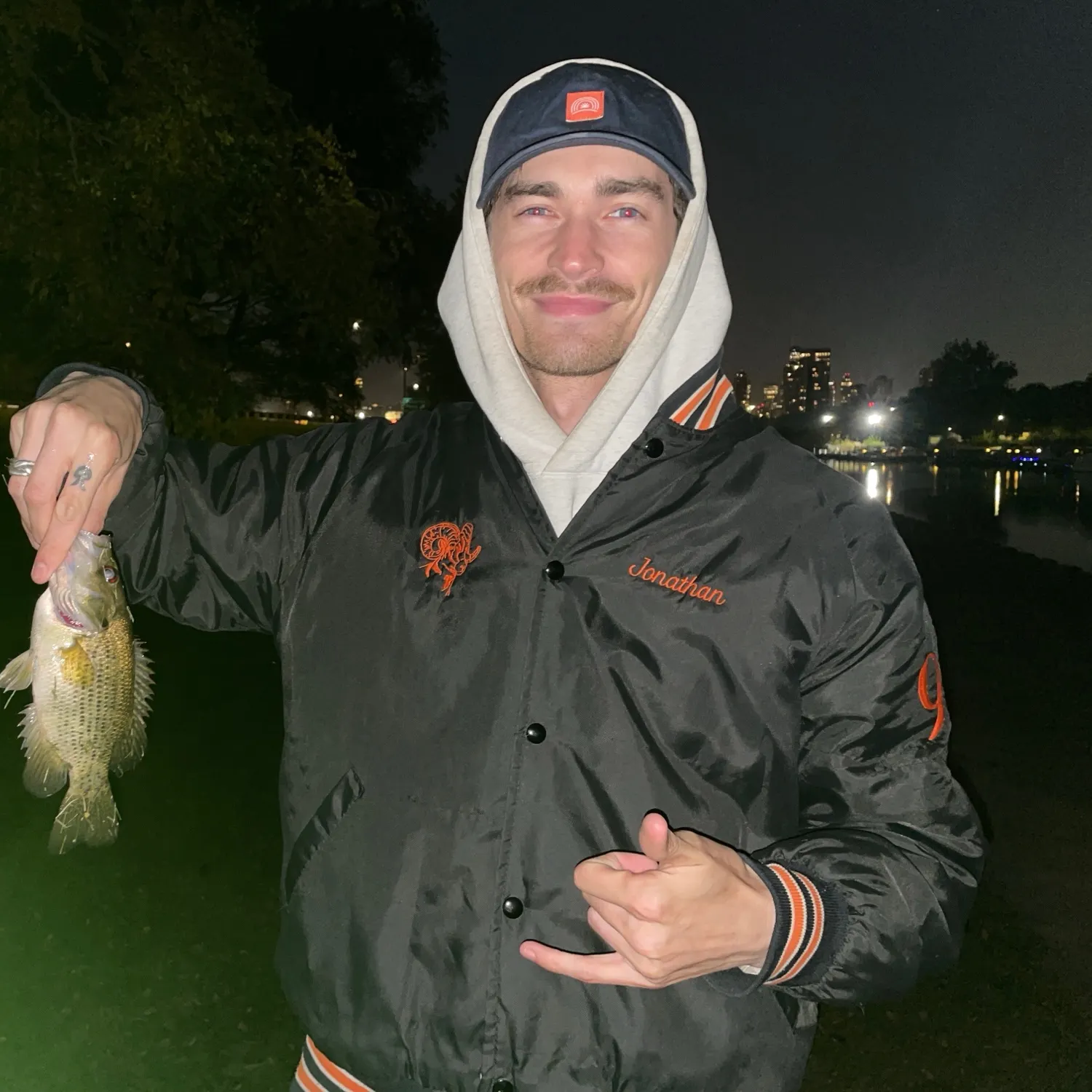 Rock bass caught on Fishbrain