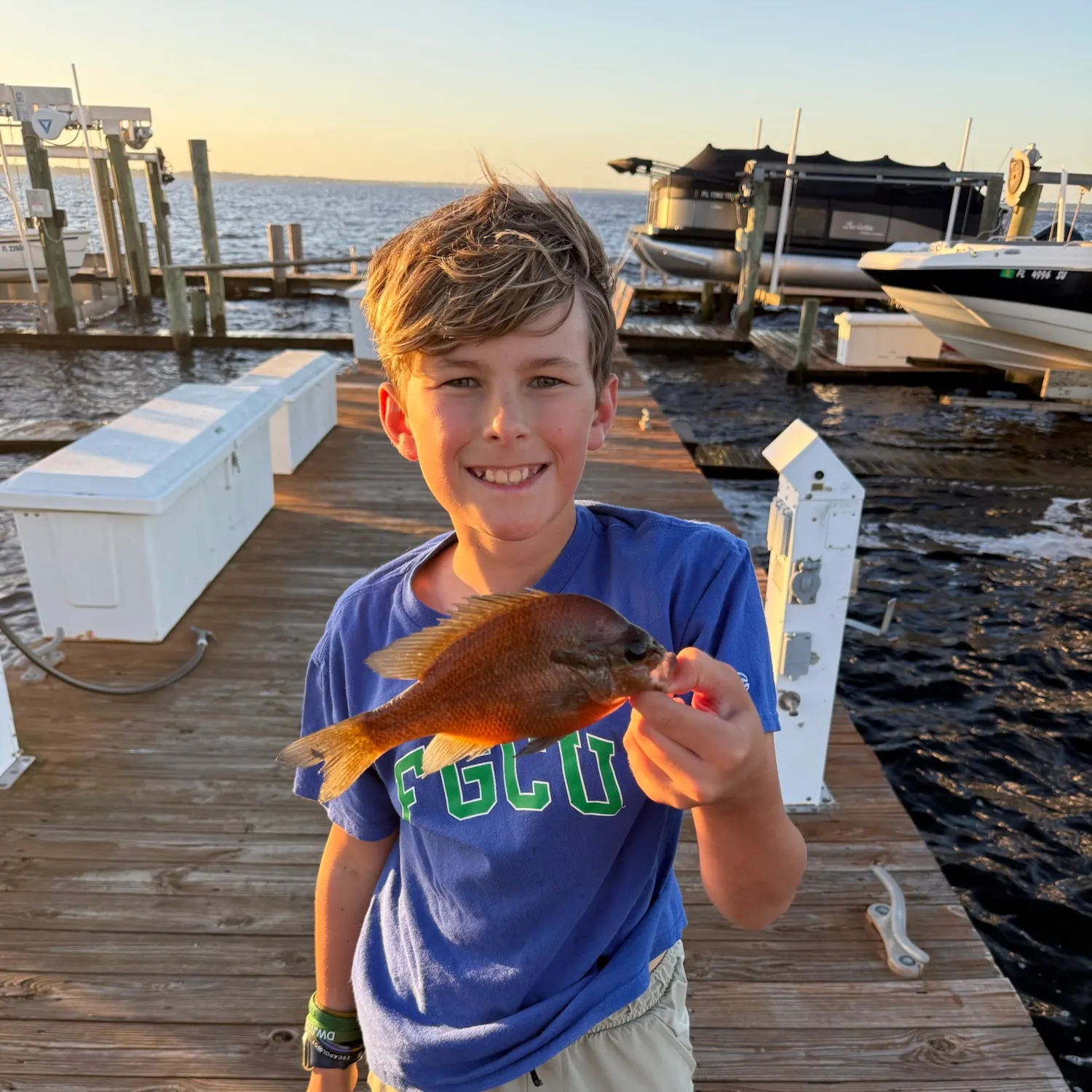 Redbreast sunfish caught on Fishbrain