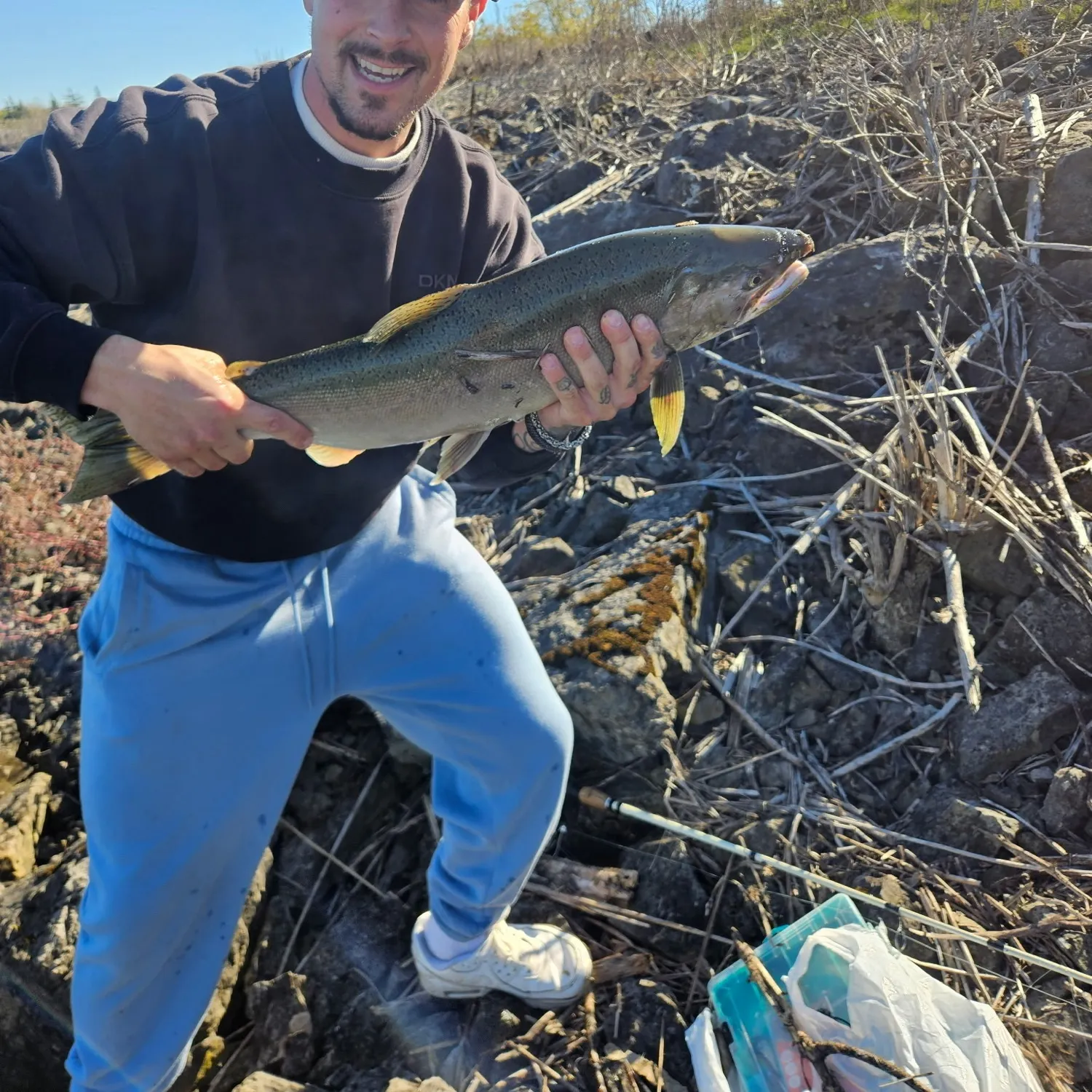 Chinook salmon caught on Fishbrain