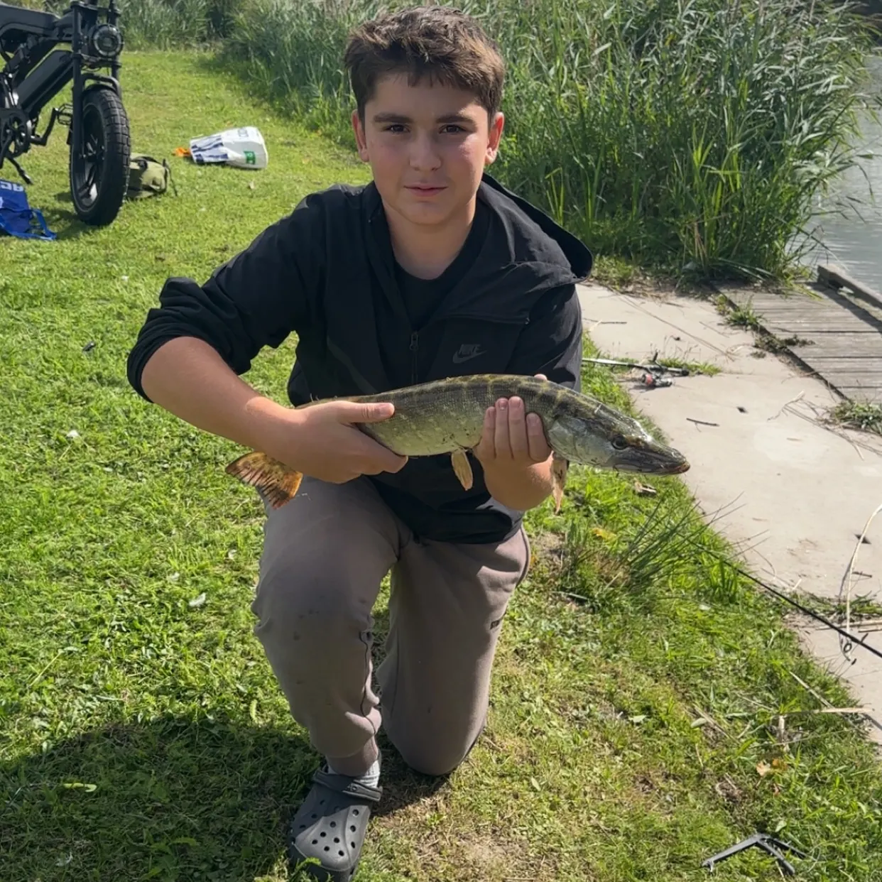 Northern pike caught on Fishbrain