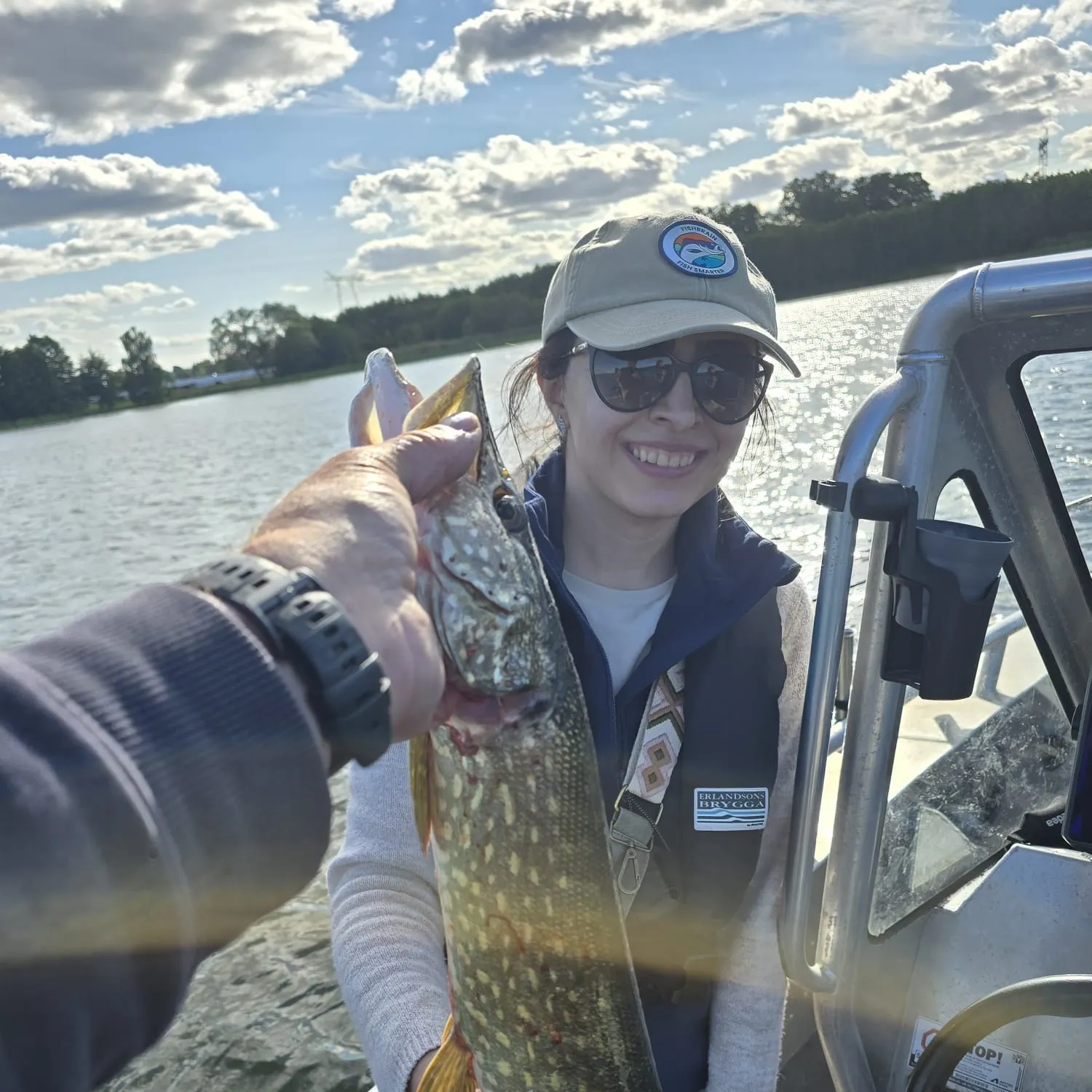 Northern pike caught on Fishbrain