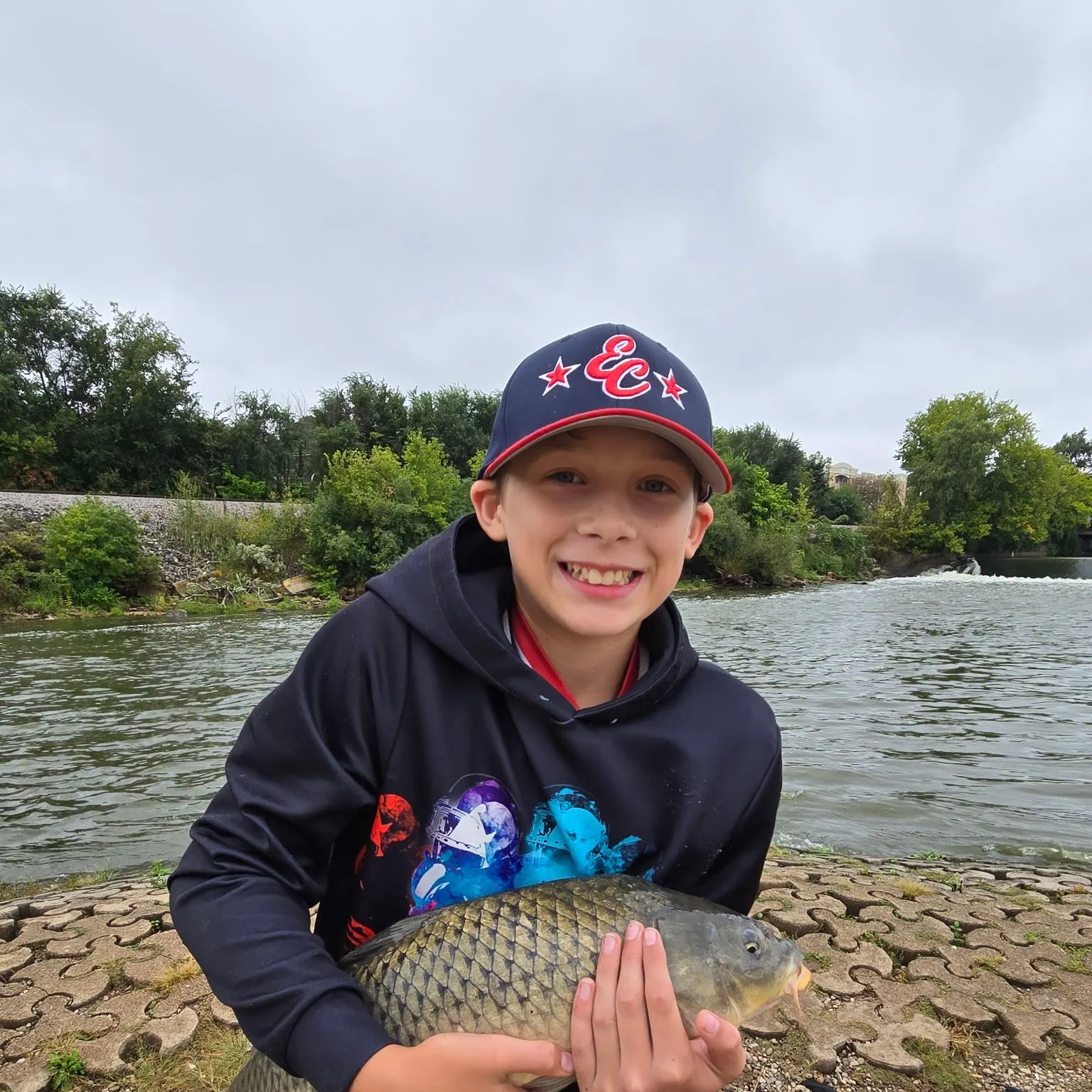 Common carp caught on Fishbrain