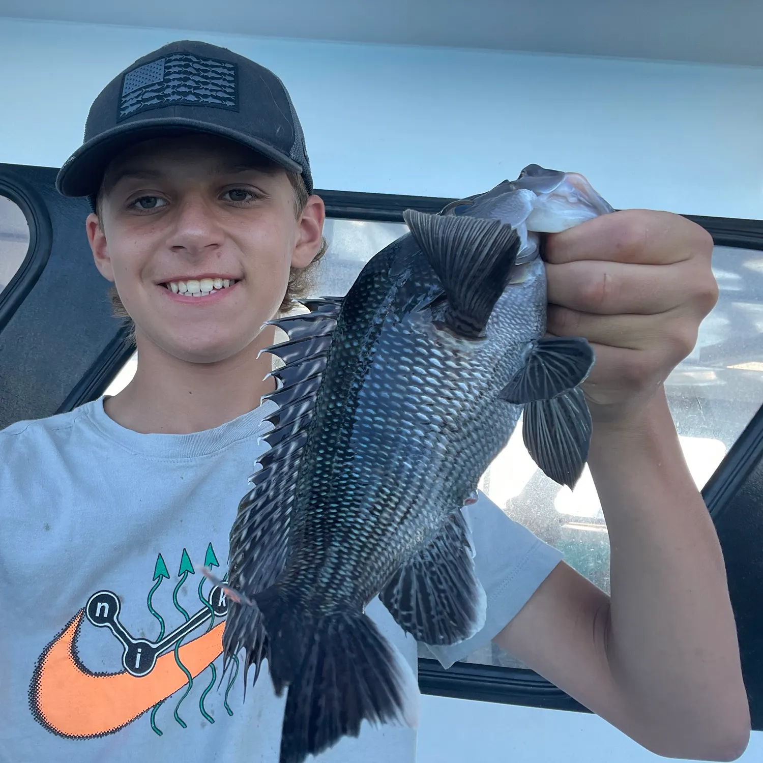 Black sea bass caught on Fishbrain