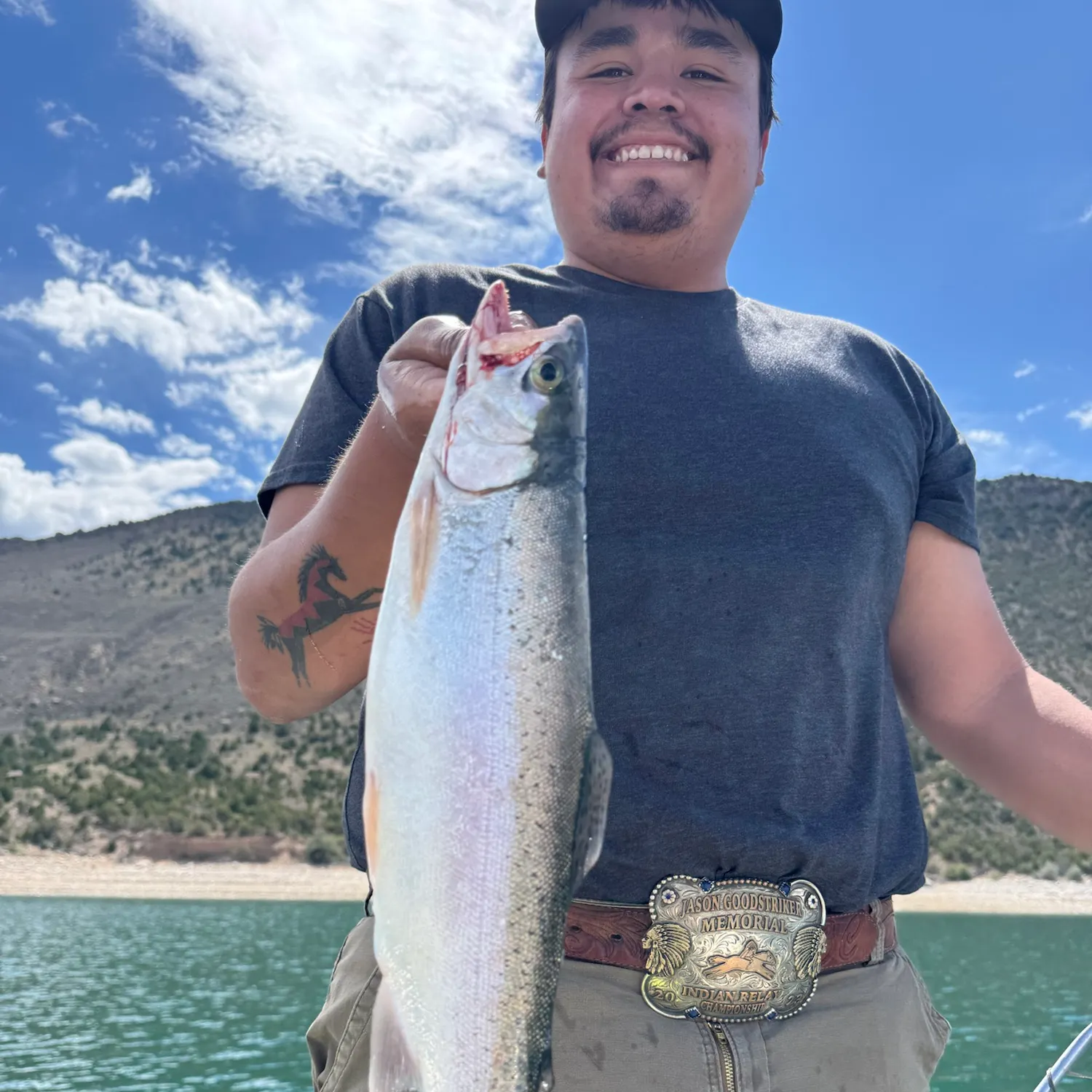 Rainbow trout caught on Fishbrain