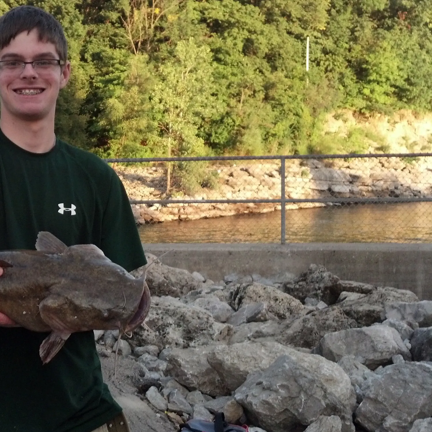 Flathead catfish caught on Fishbrain