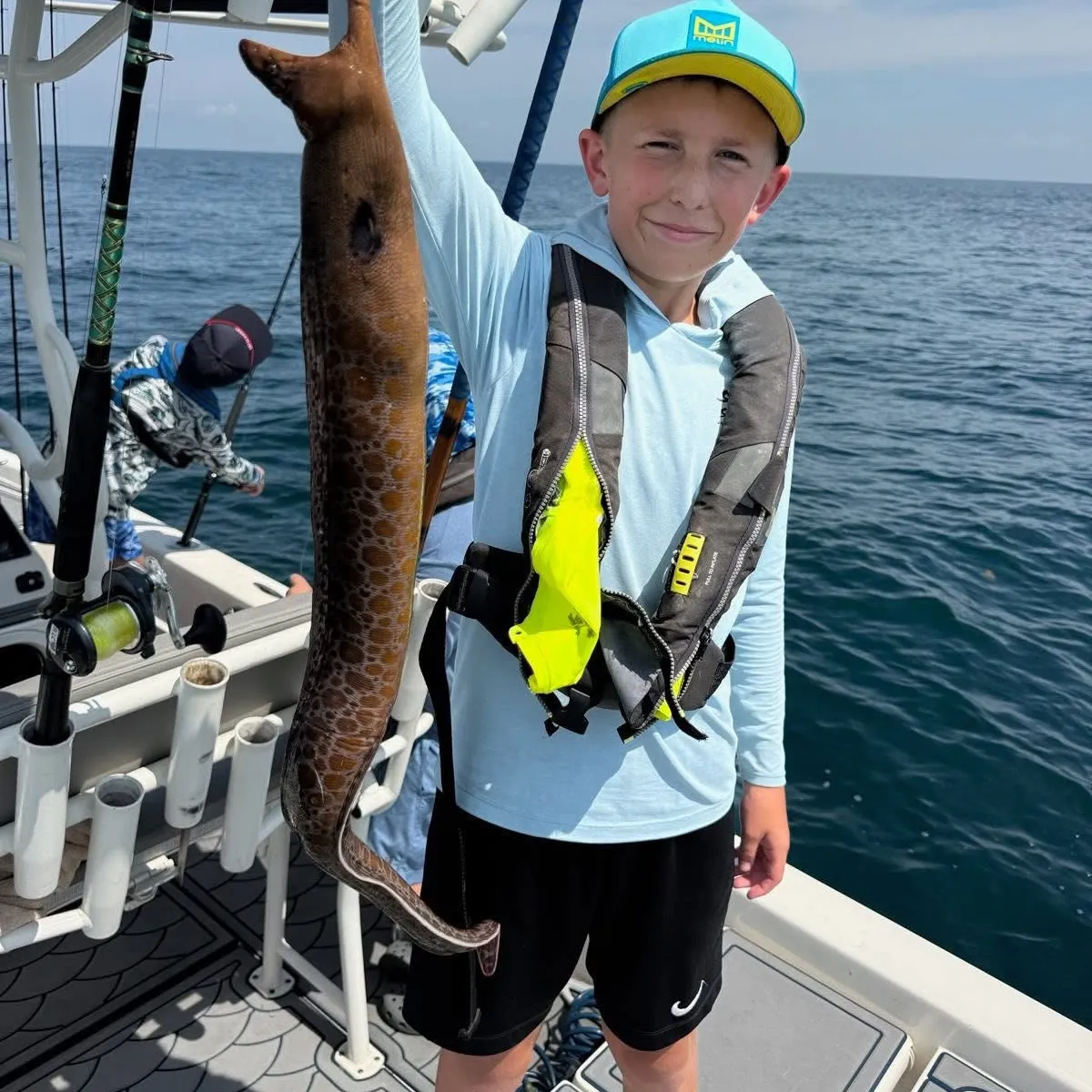 The most recent Reticulate hookjaw moray catches on Fishbrain