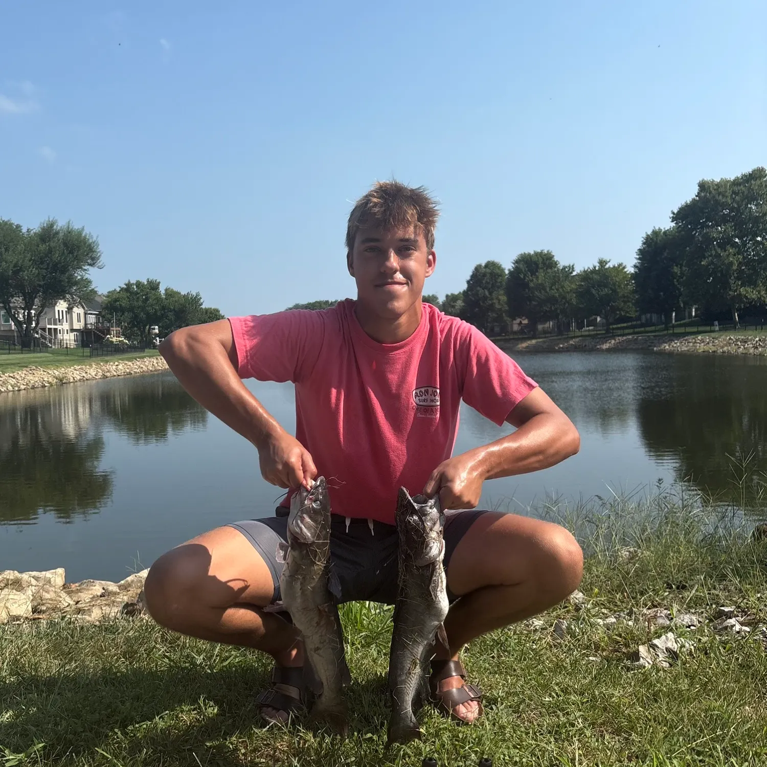 Channel catfish caught on Fishbrain