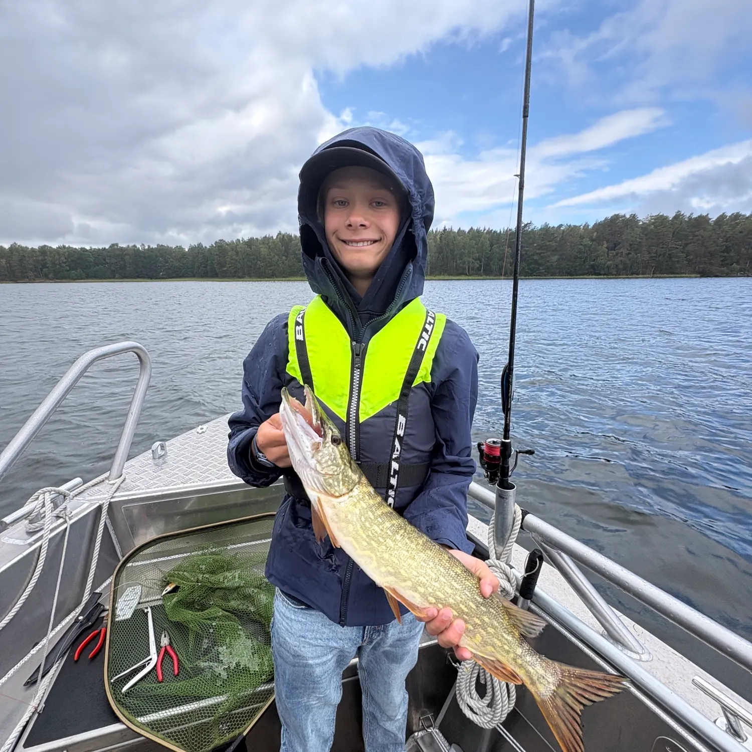 Northern pike caught on Fishbrain