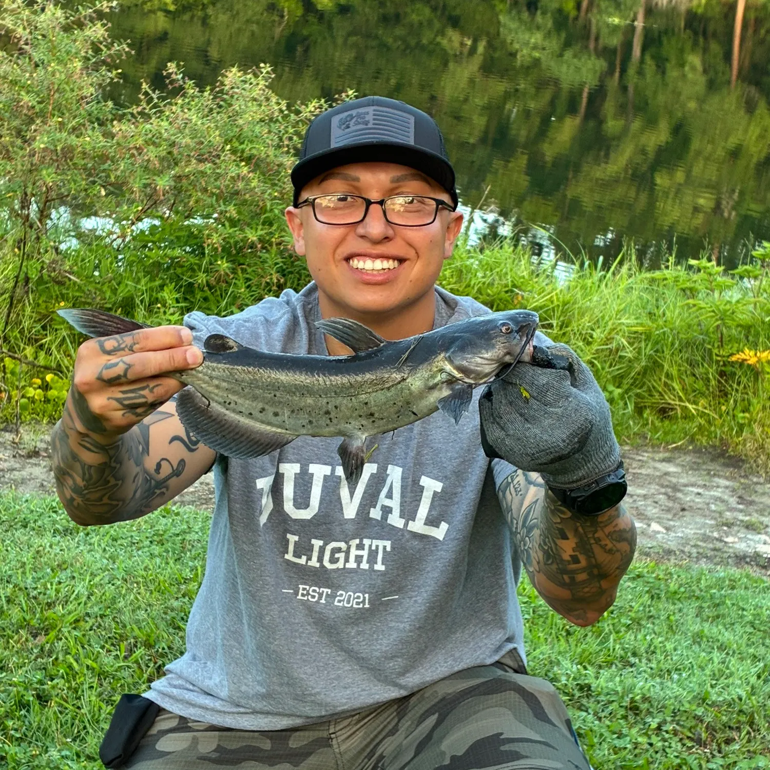 Channel catfish caught on Fishbrain