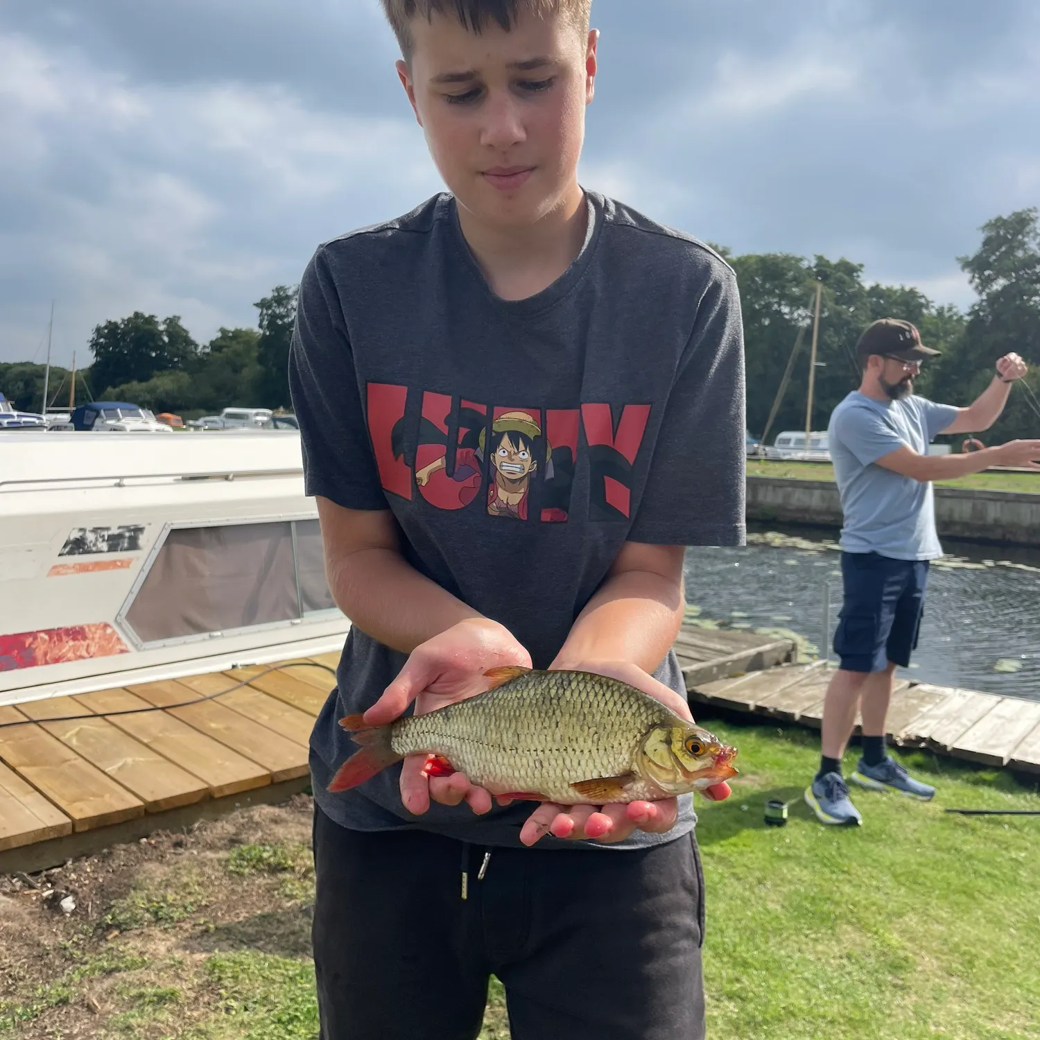 Common rudd caught on Fishbrain