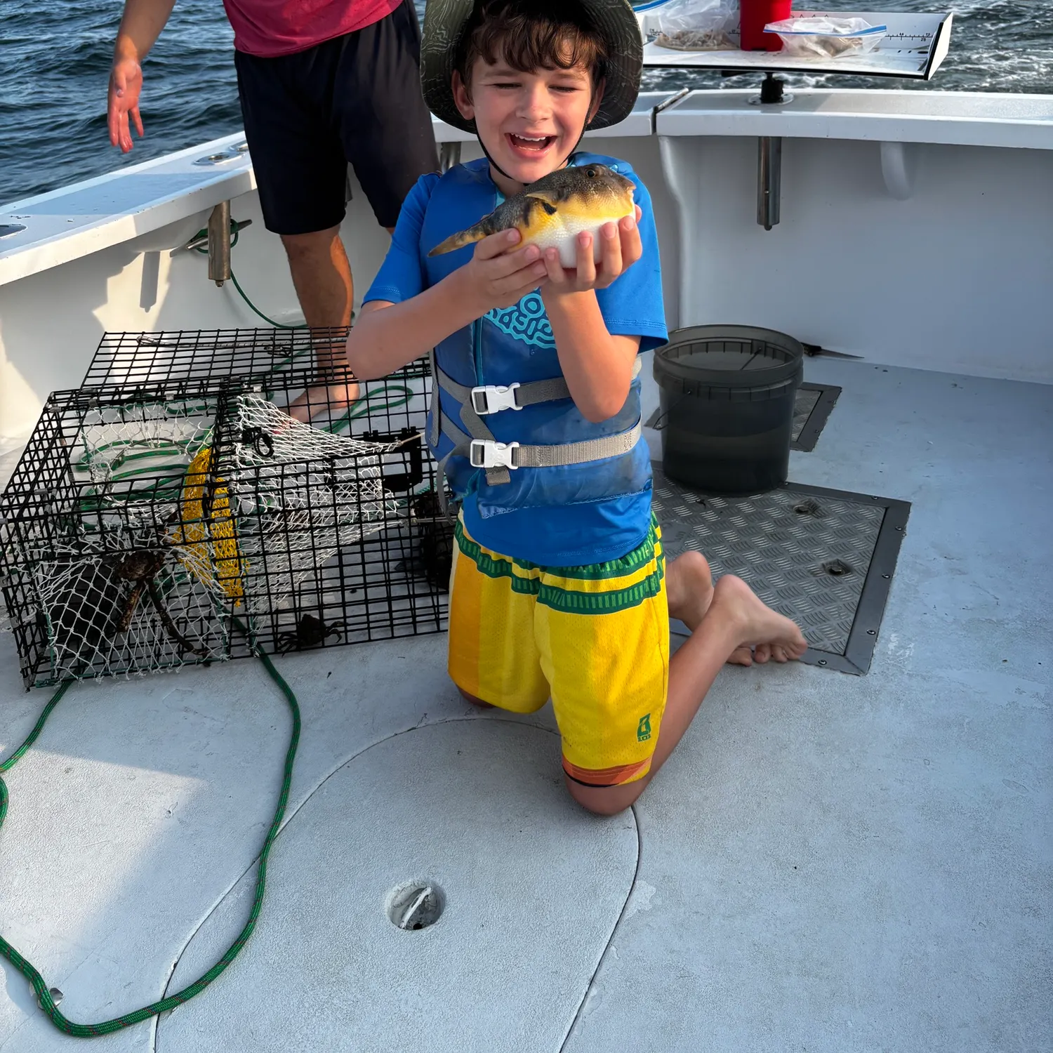 The most recent Spotted green pufferfish catches on Fishbrain