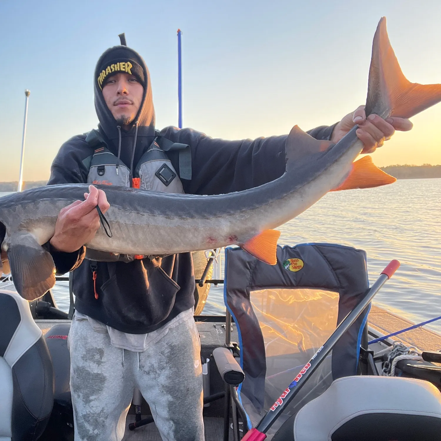 Lake sturgeon caught on Fishbrain