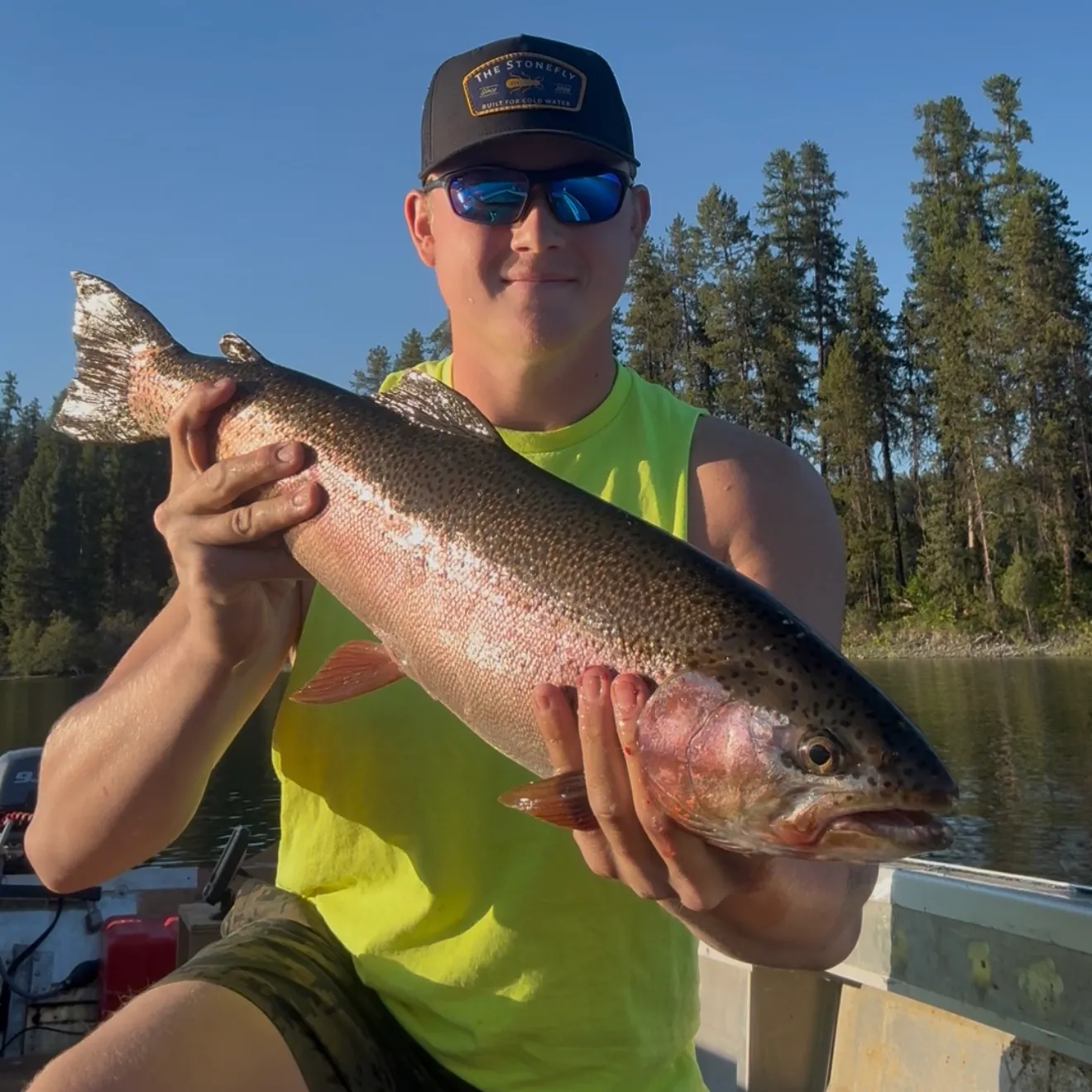 Rainbow trout caught on Fishbrain