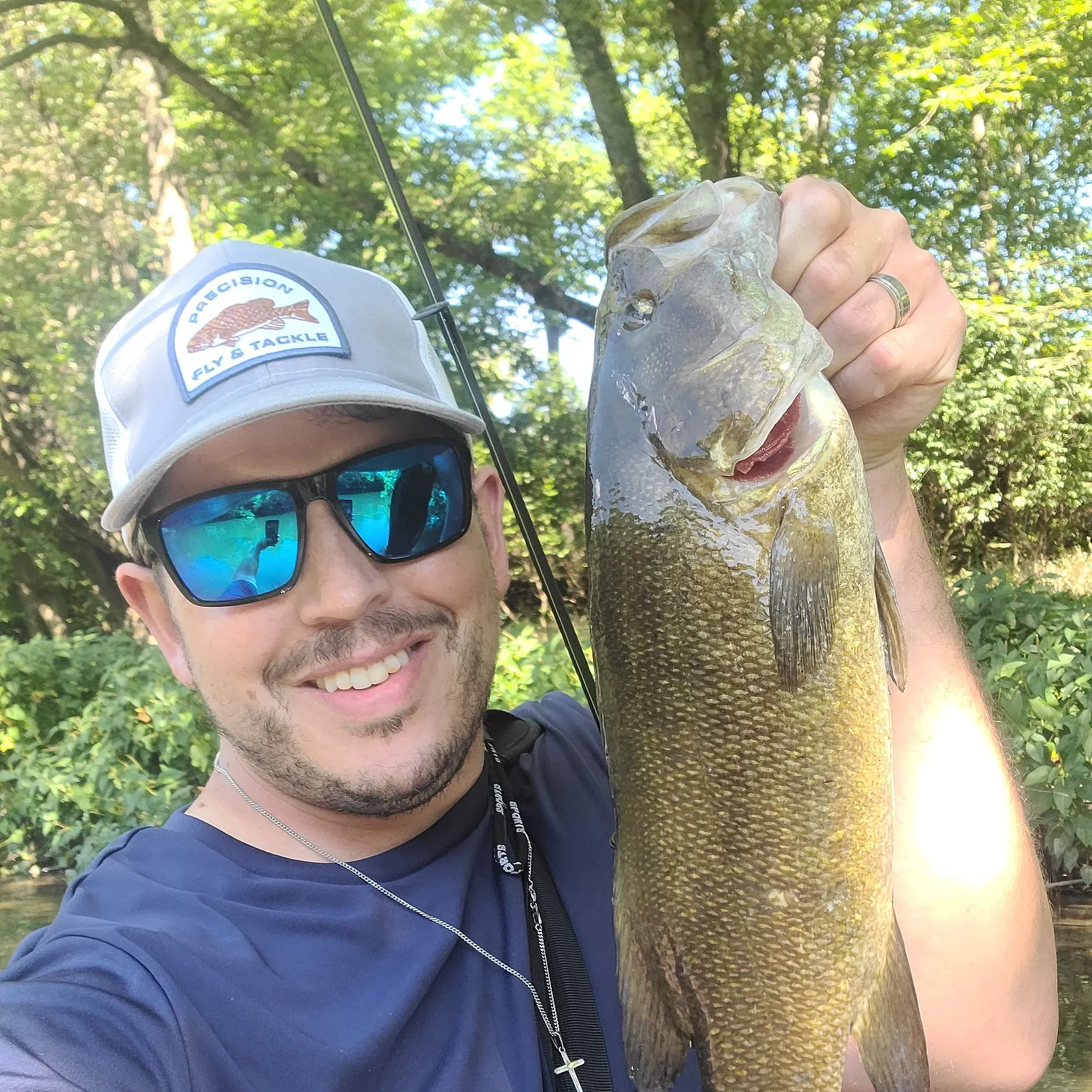 Smallmouth bass caught on Fishbrain