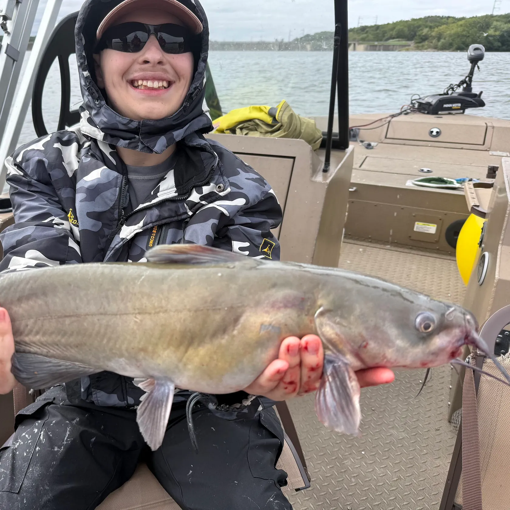 Channel catfish caught on Fishbrain