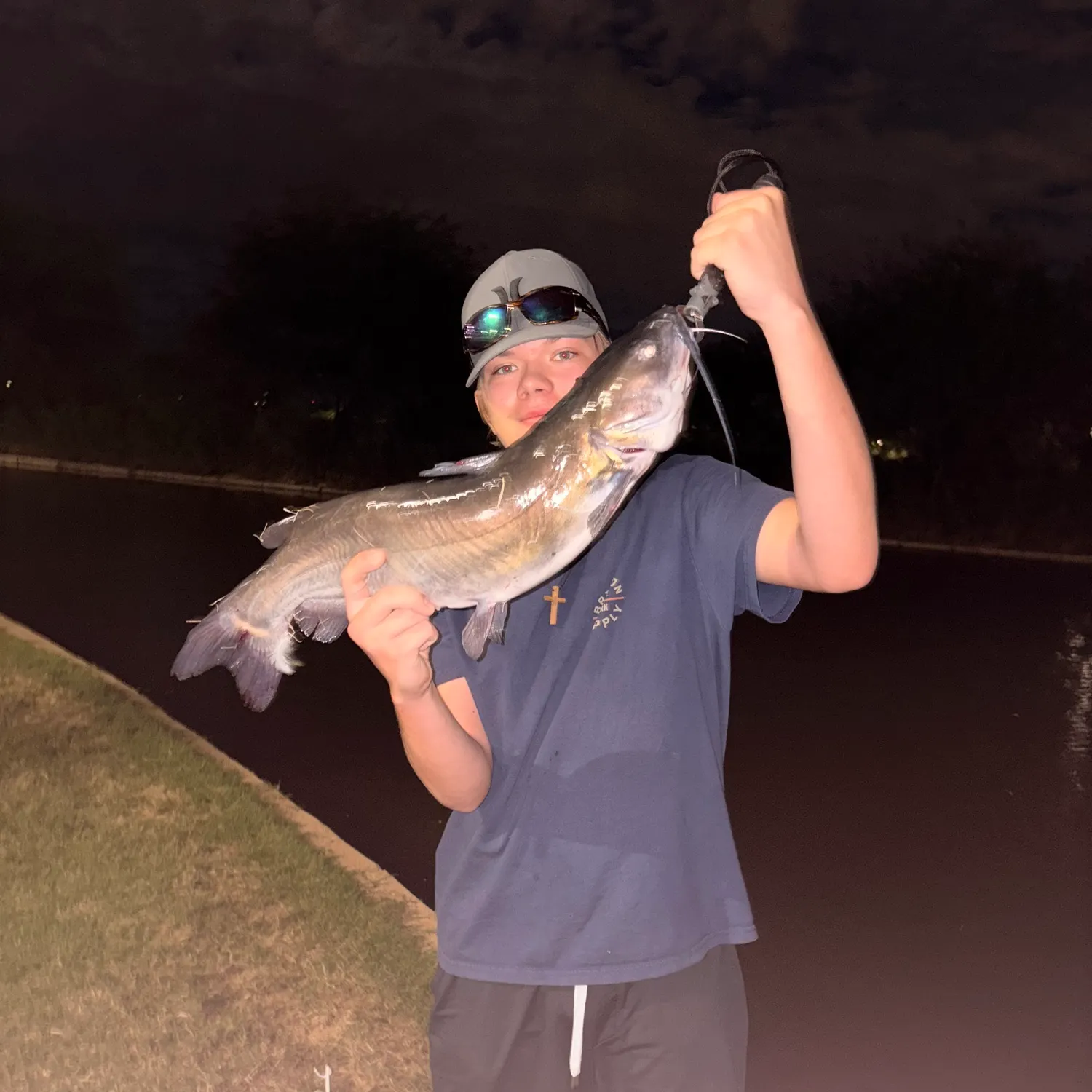 Channel catfish caught on Fishbrain