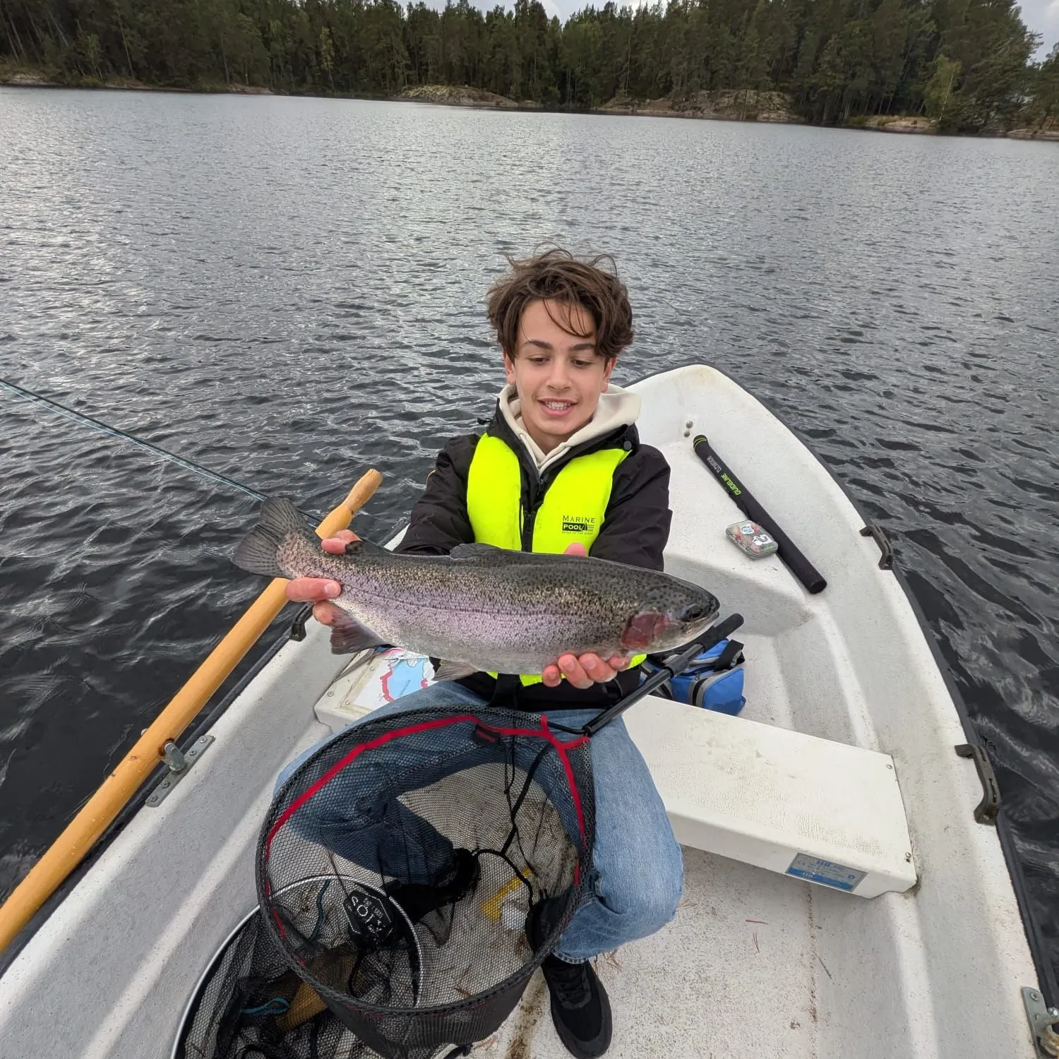 Rainbow trout caught on Fishbrain