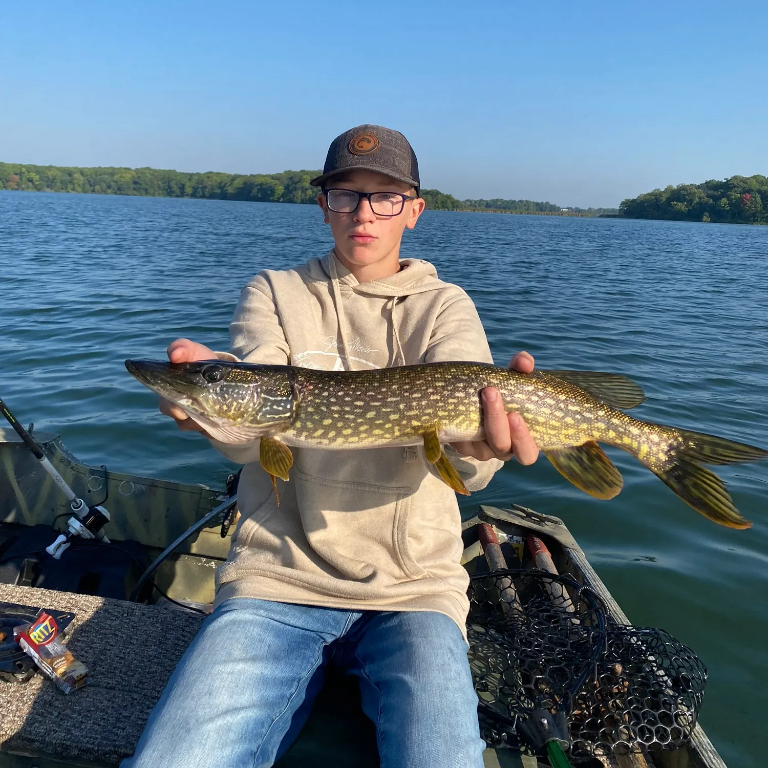 Northern pike caught on Fishbrain