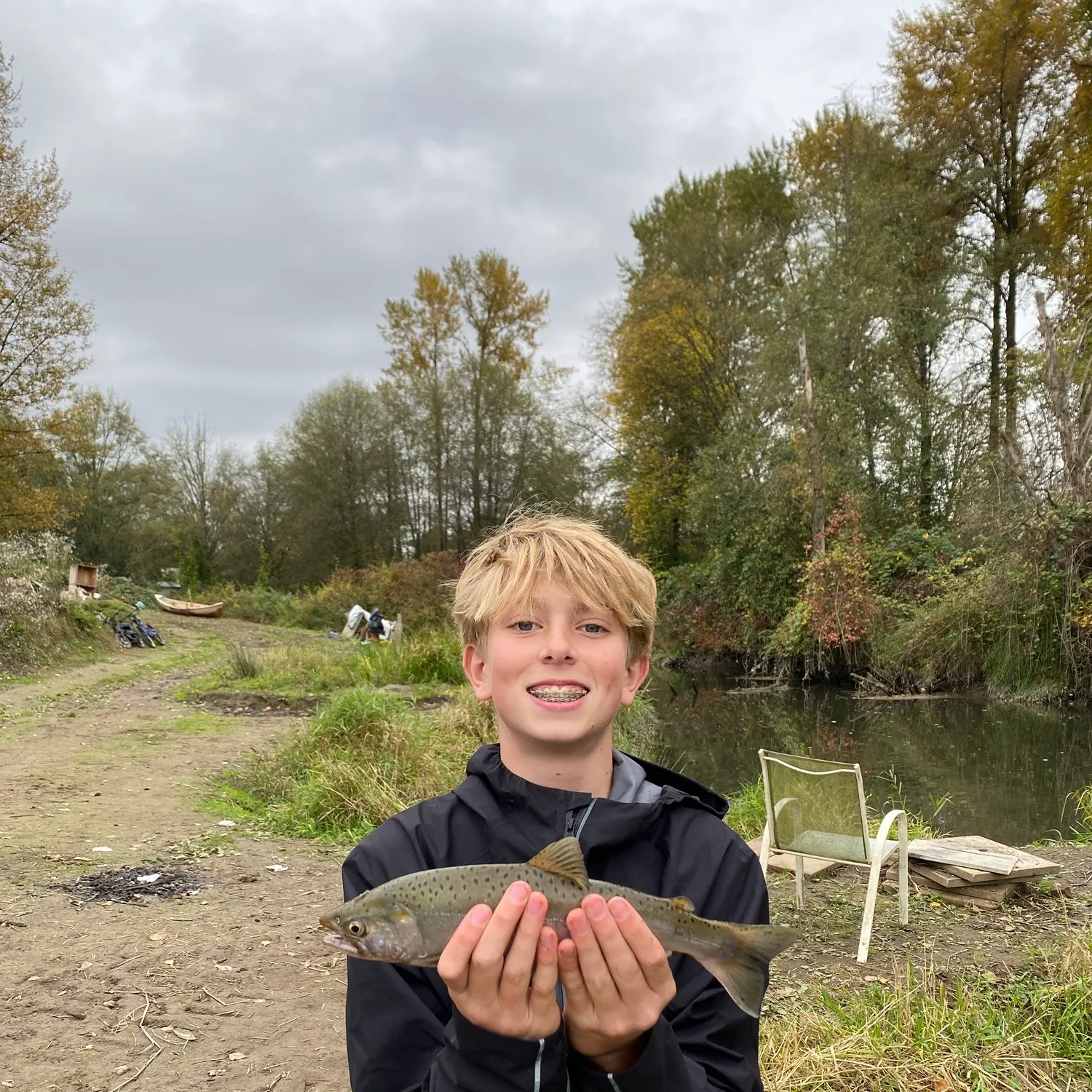 Coastal cutthroat trout caught on Fishbrain