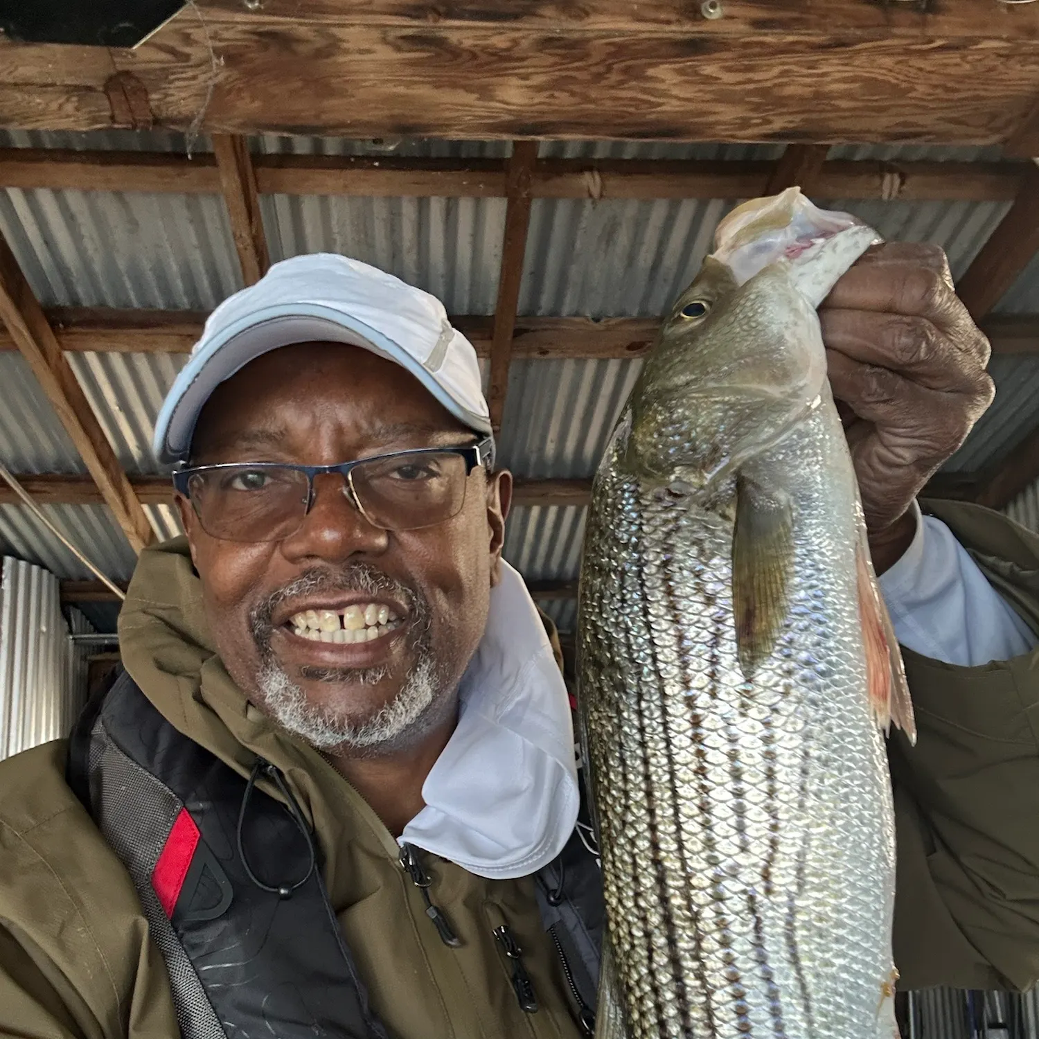 Striped bass caught on Fishbrain