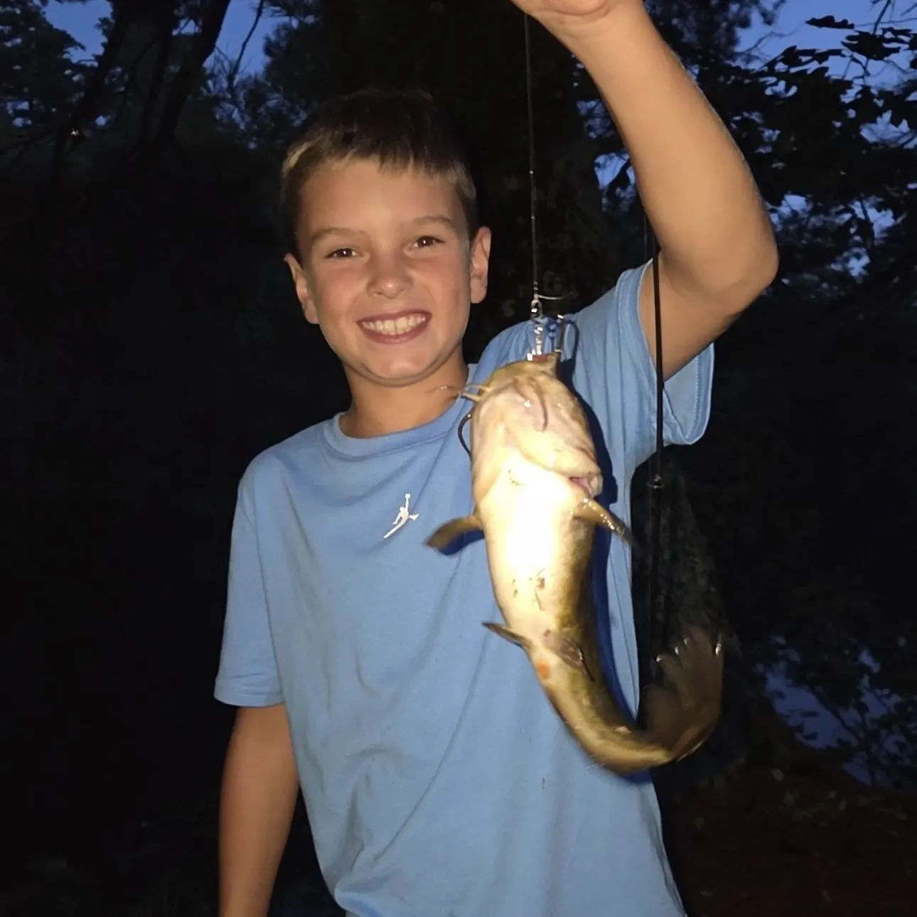 Black bullhead caught on Fishbrain