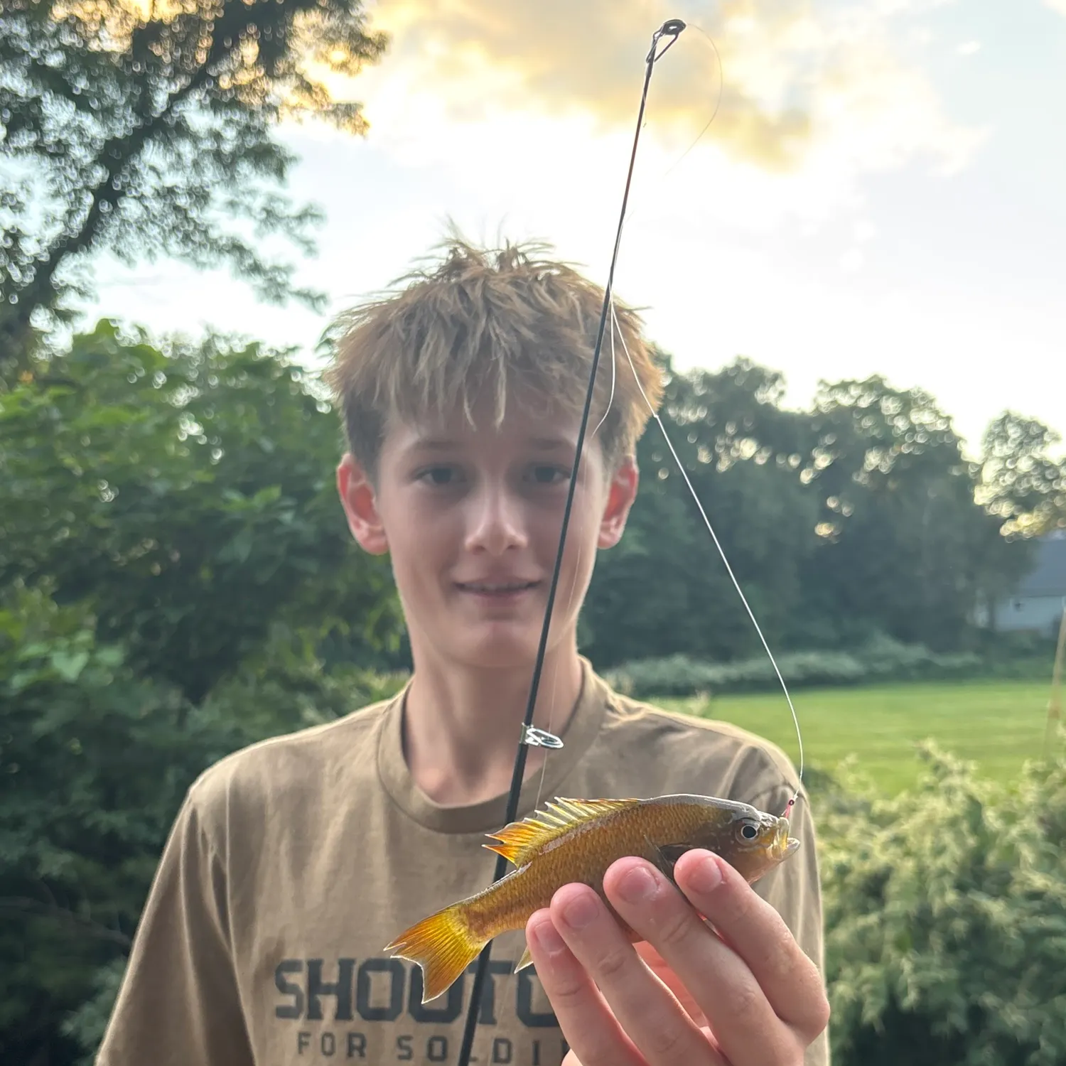 Redbreast sunfish caught on Fishbrain