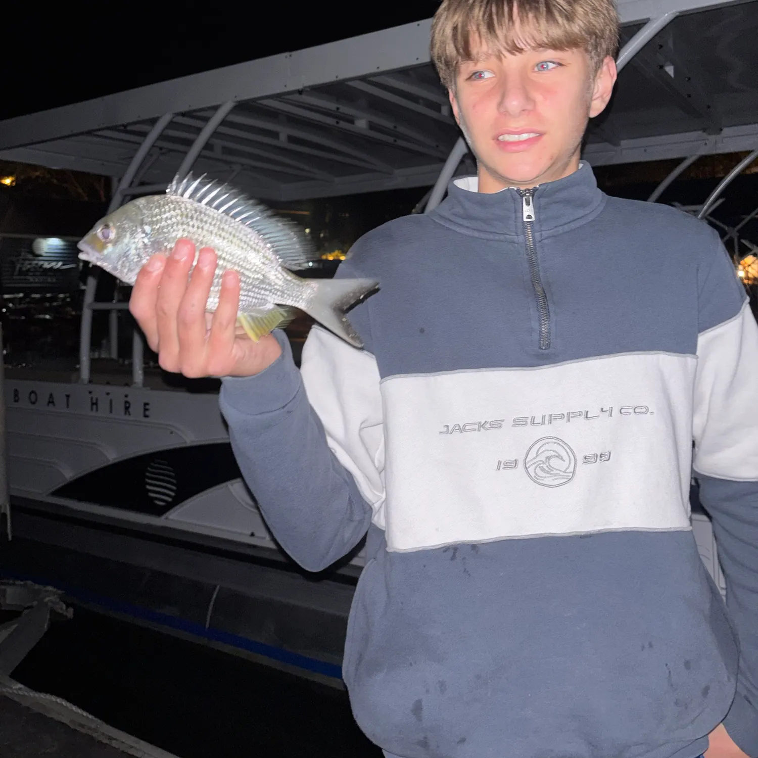 Surf bream caught on Fishbrain