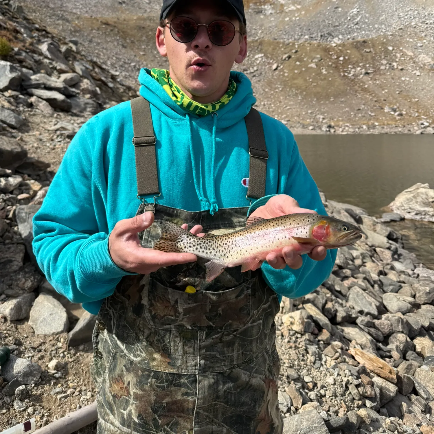 Cutthroat trout caught on Fishbrain
