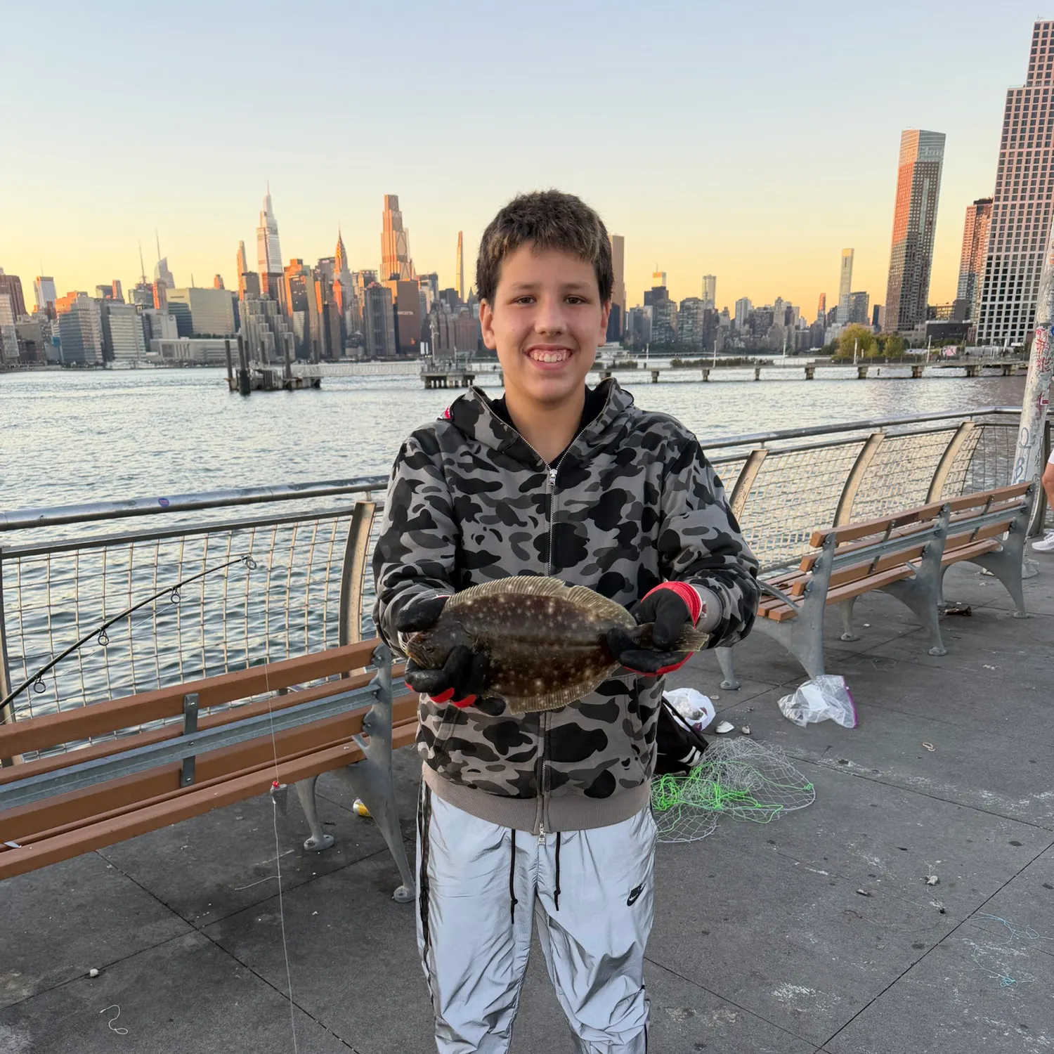 Summer flounder caught on Fishbrain