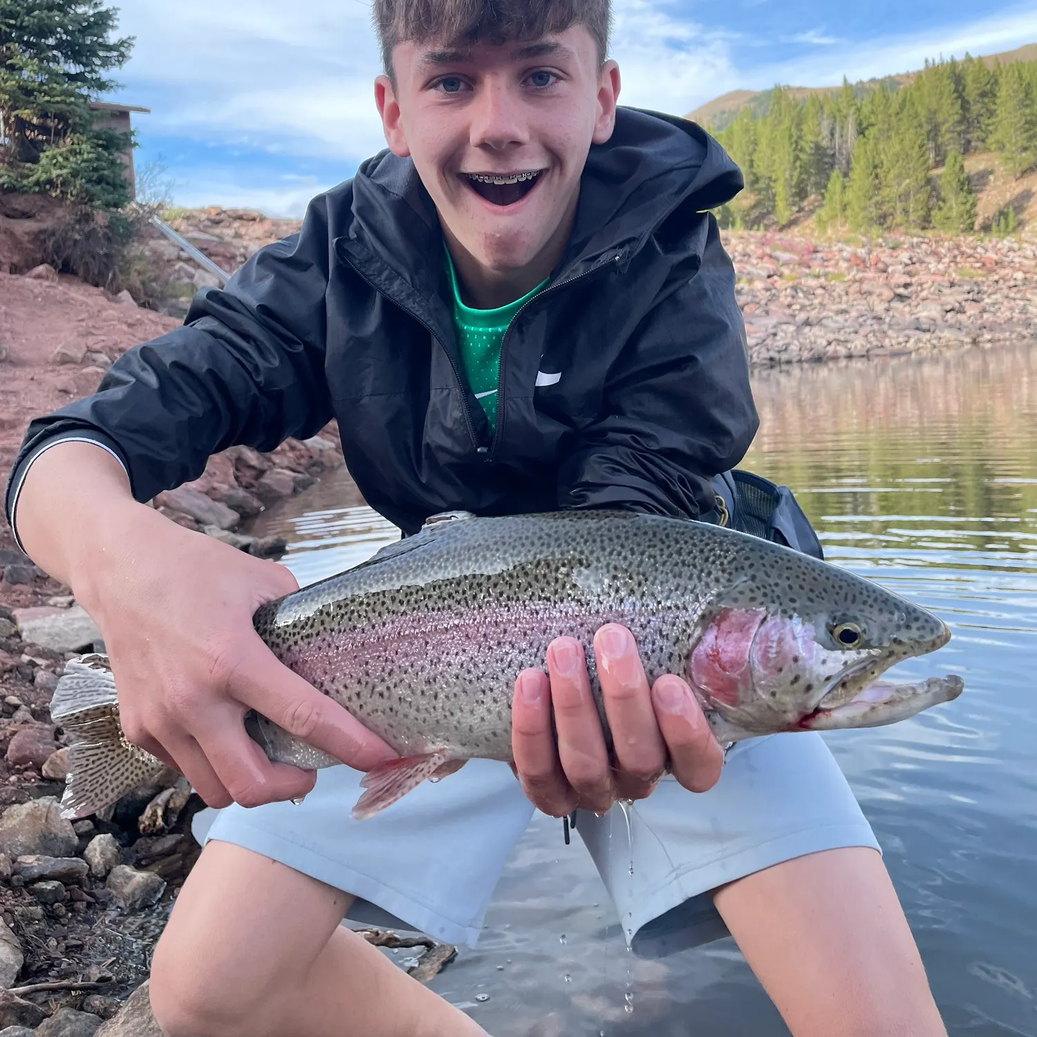 Rainbow trout caught on Fishbrain