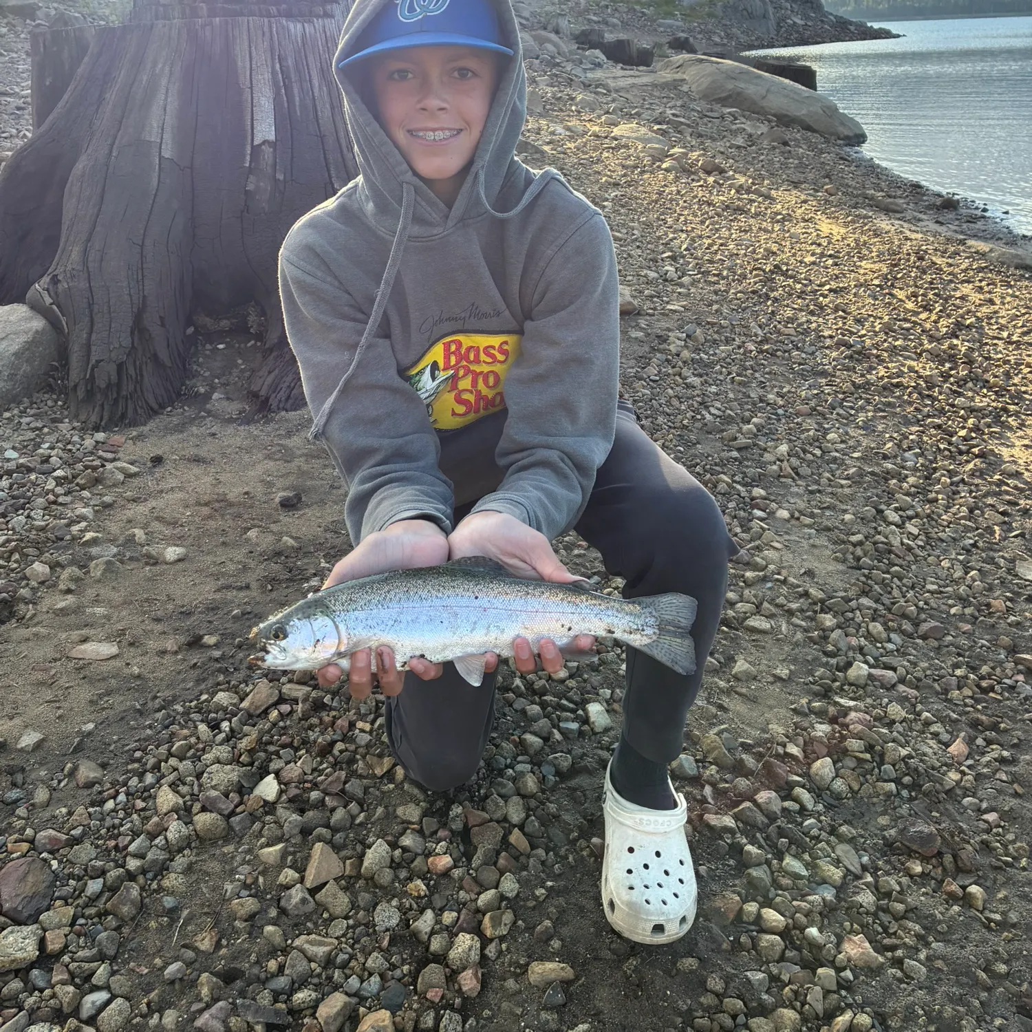 Rainbow trout caught on Fishbrain