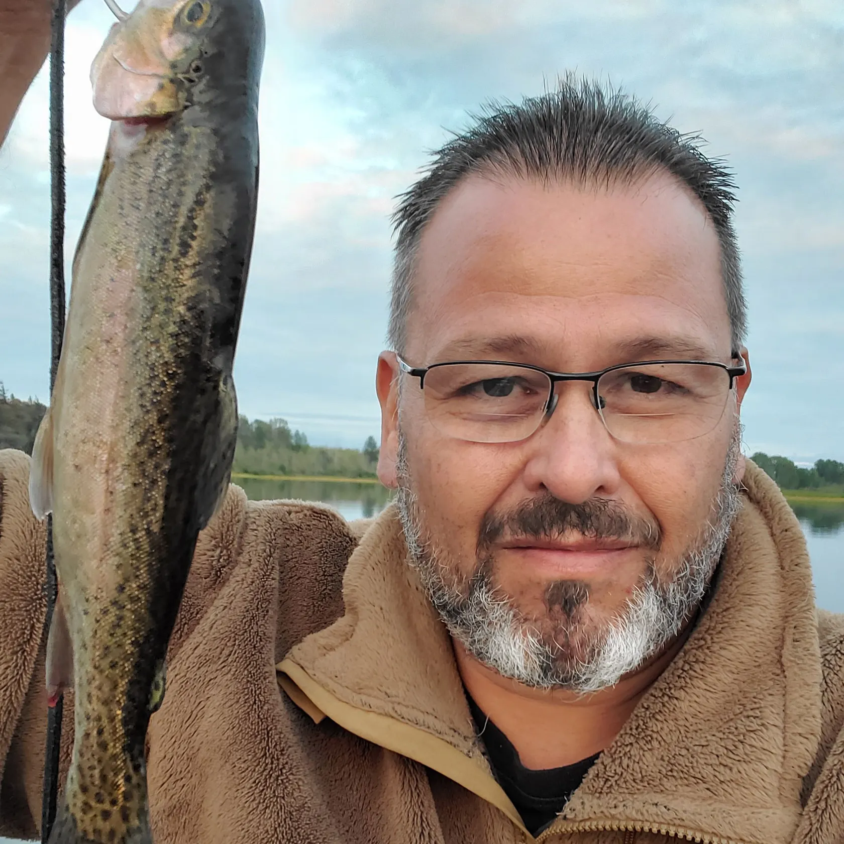 Rainbow trout caught on Fishbrain