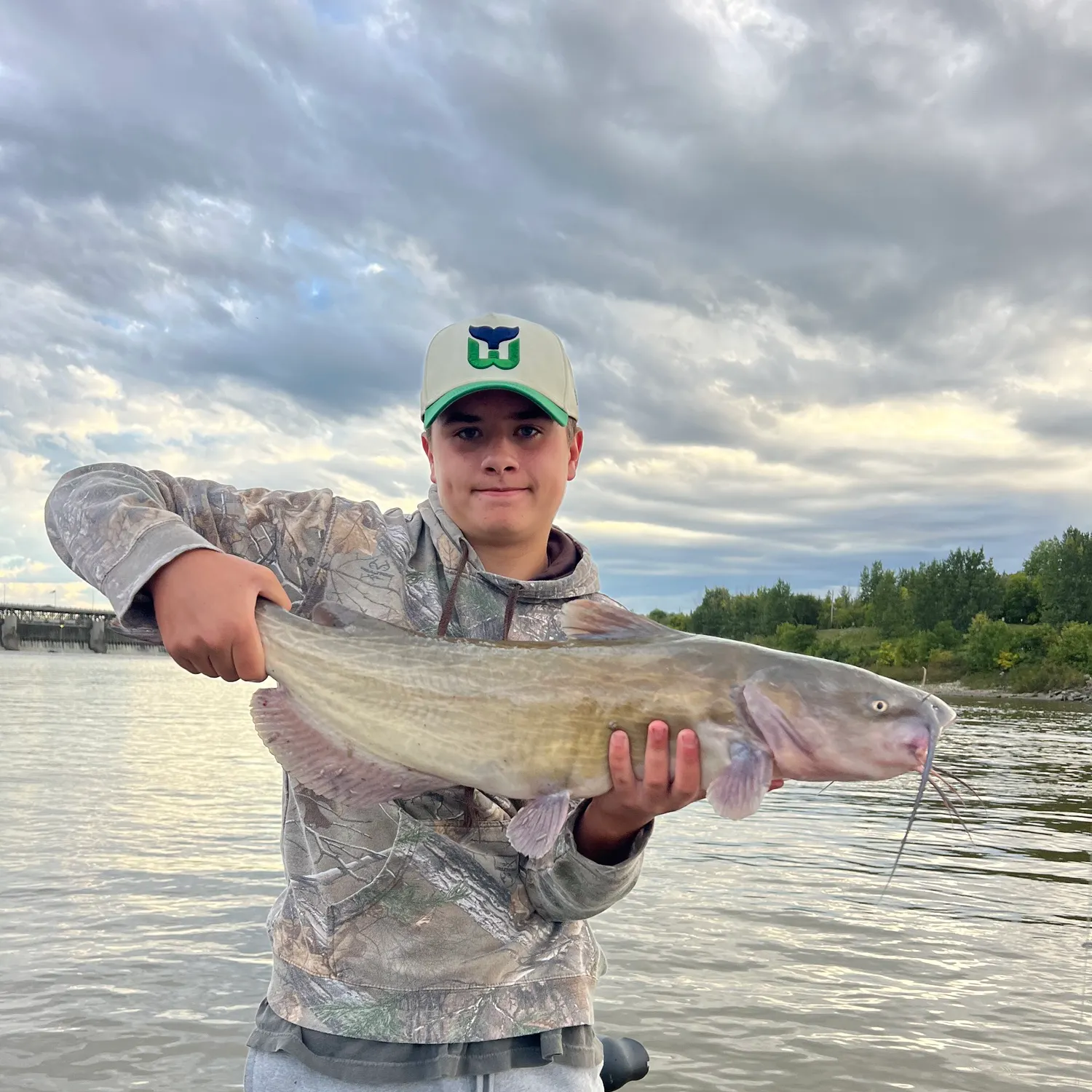Channel catfish caught on Fishbrain