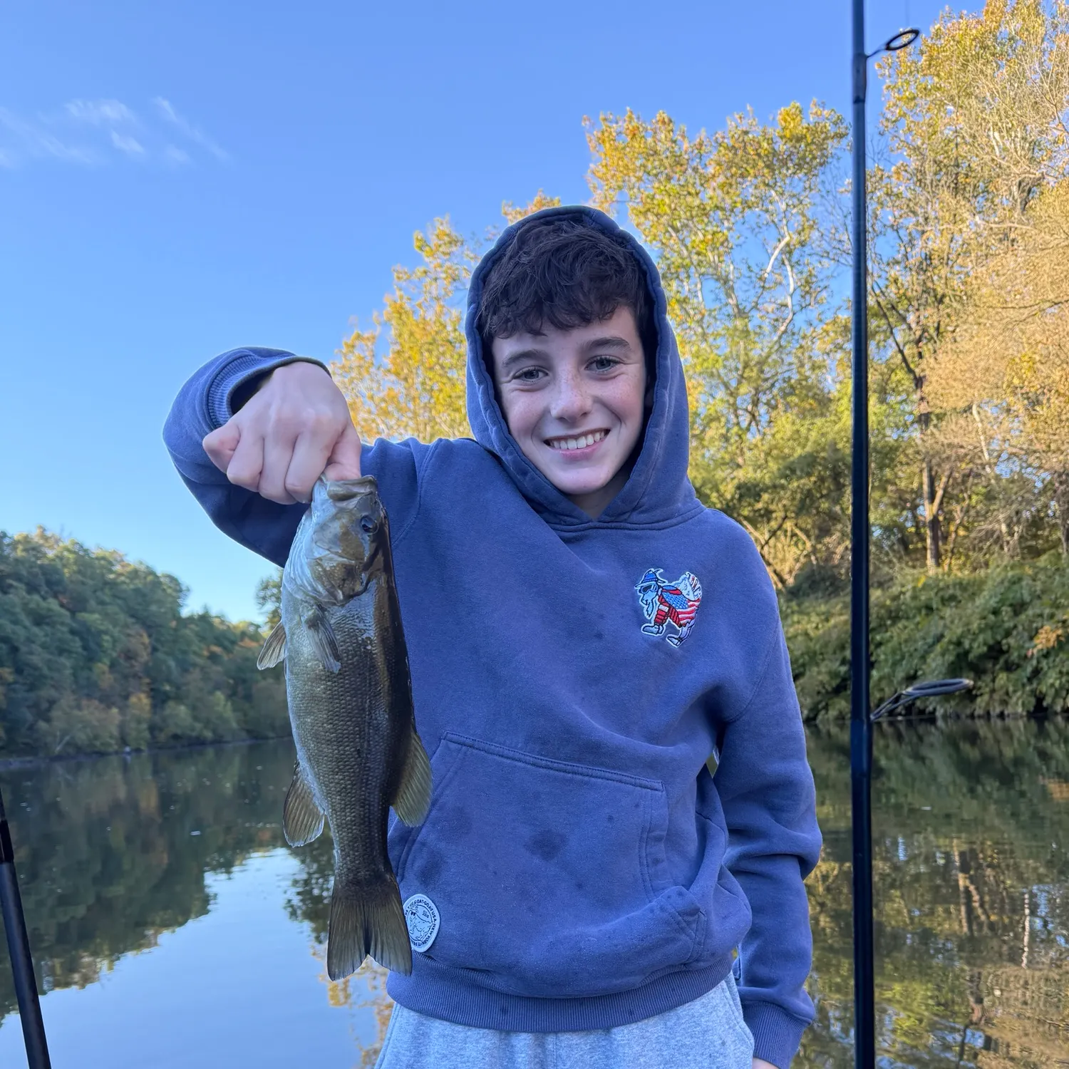 Smallmouth bass caught on Fishbrain
