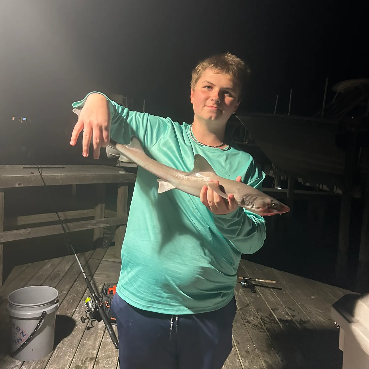 The most recent Dusky smooth-hound catches on Fishbrain