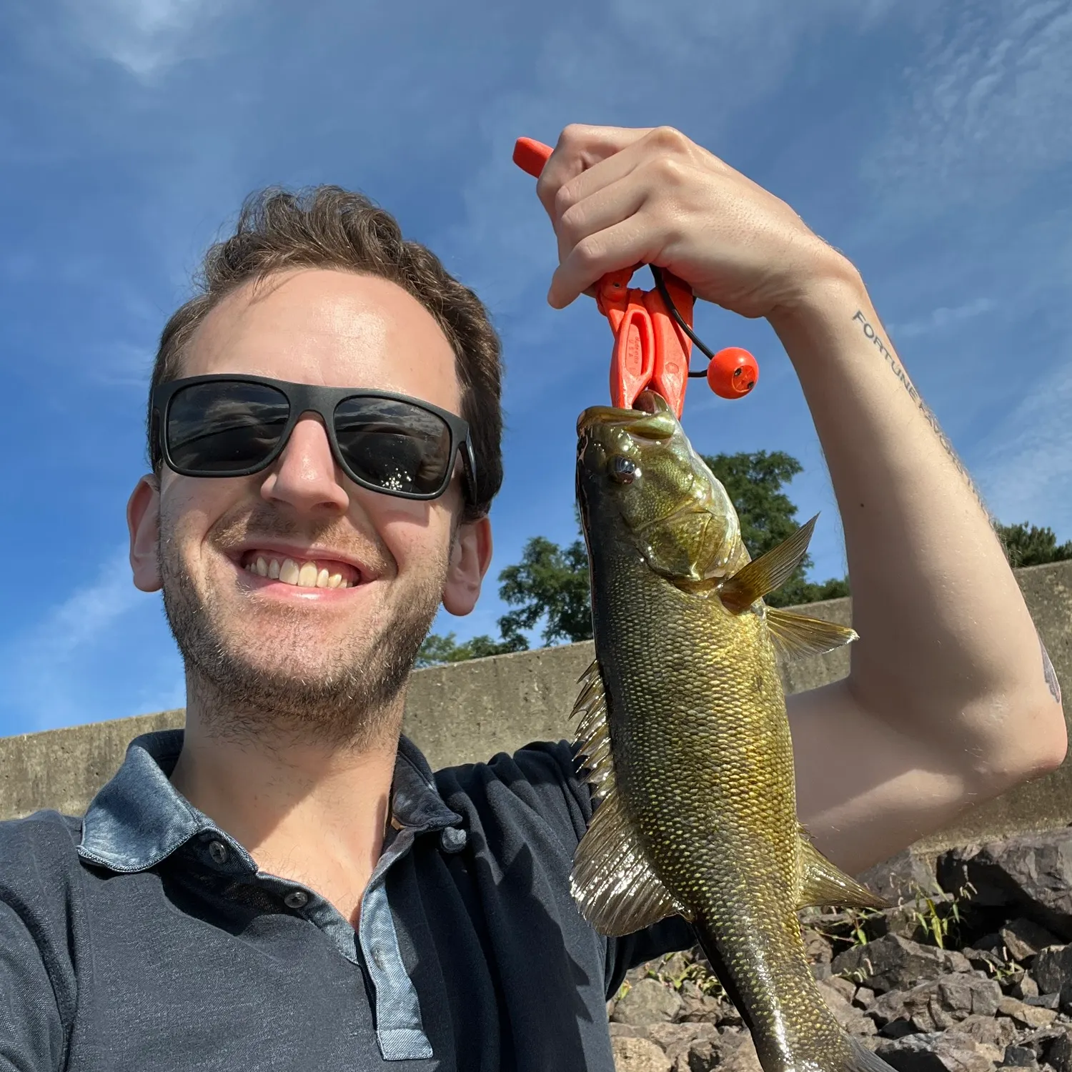 Smallmouth bass caught on Fishbrain