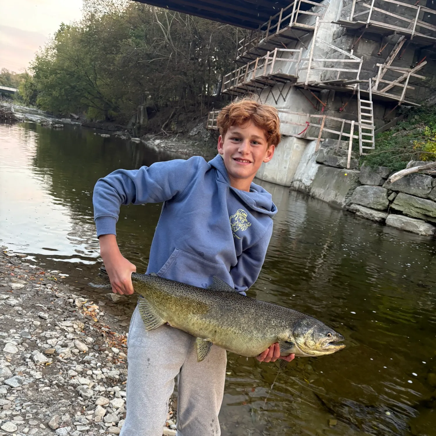 Chinook salmon caught on Fishbrain