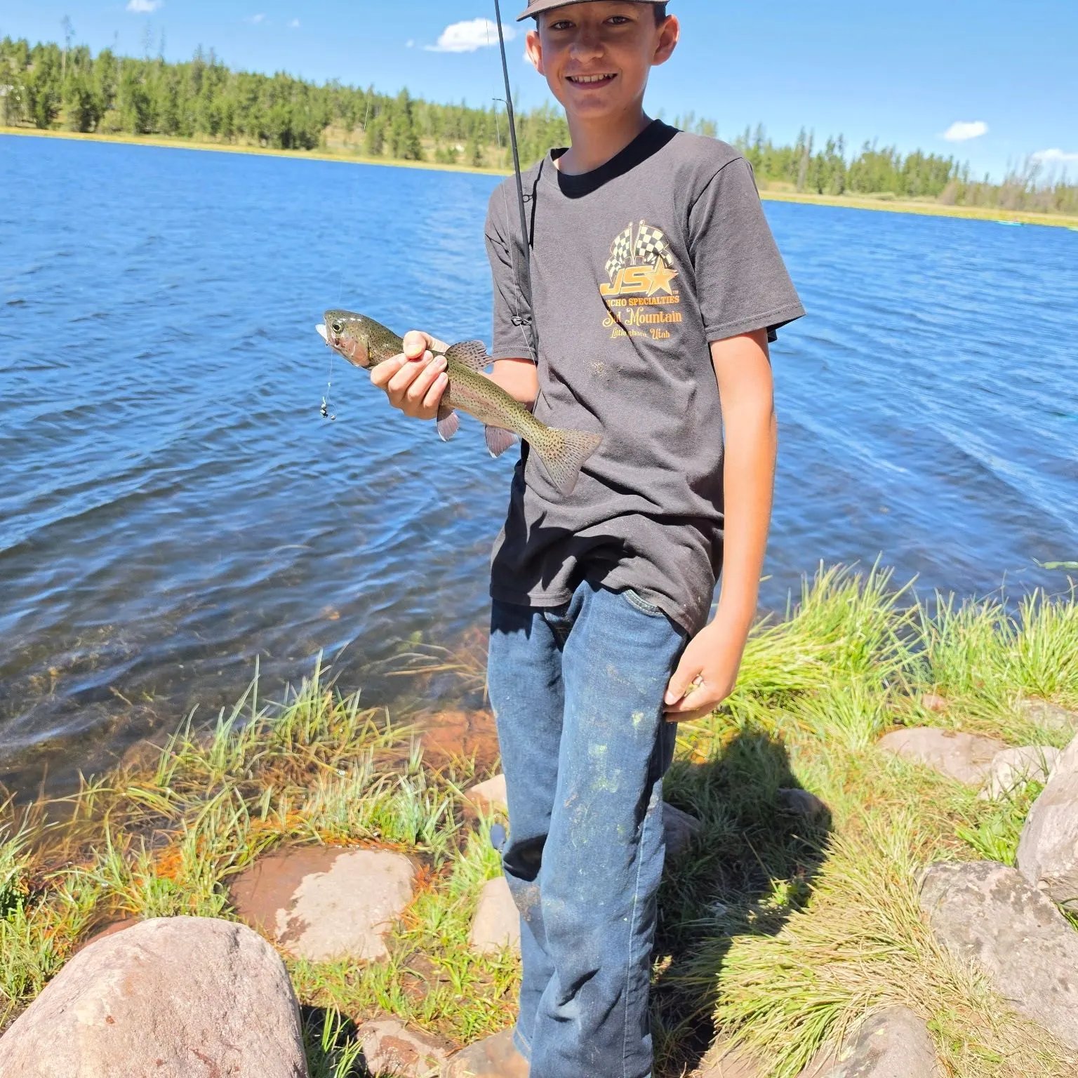 Rainbow trout caught on Fishbrain