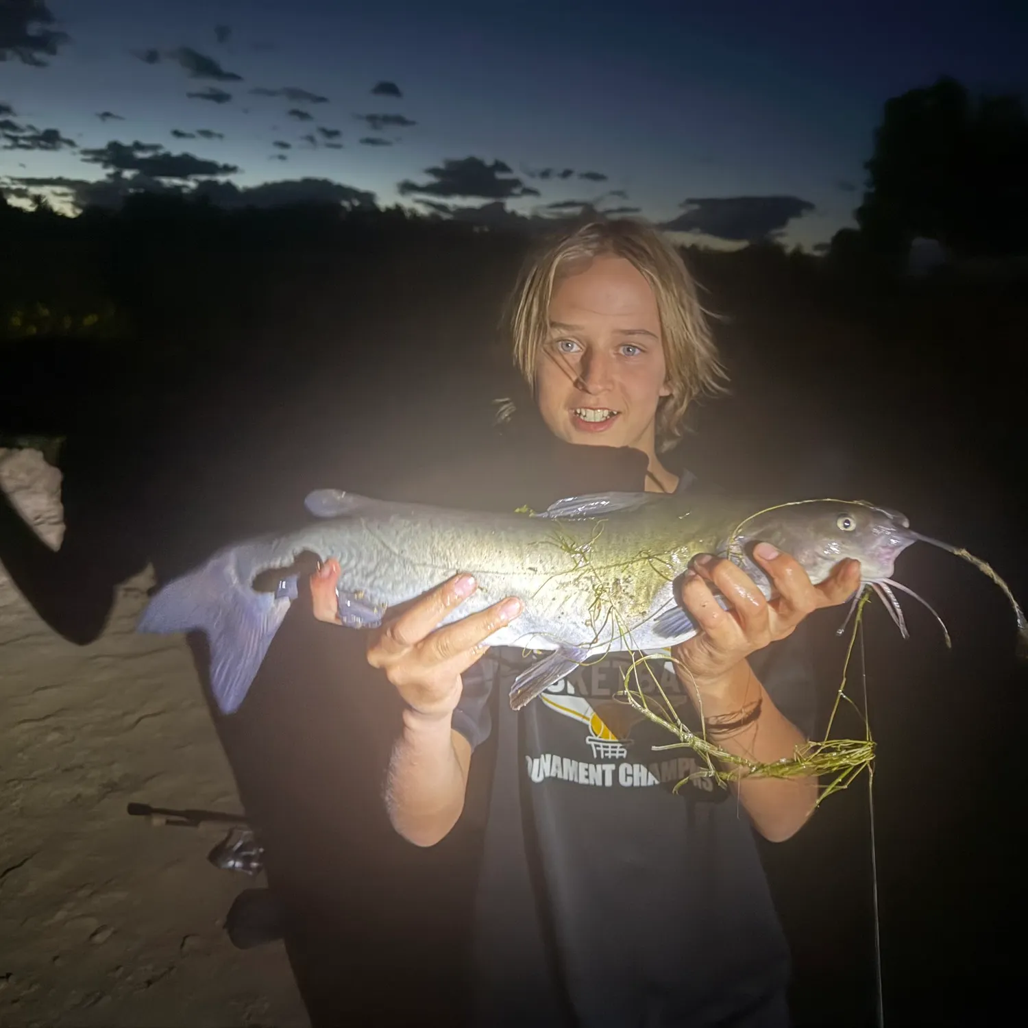 Channel catfish caught on Fishbrain