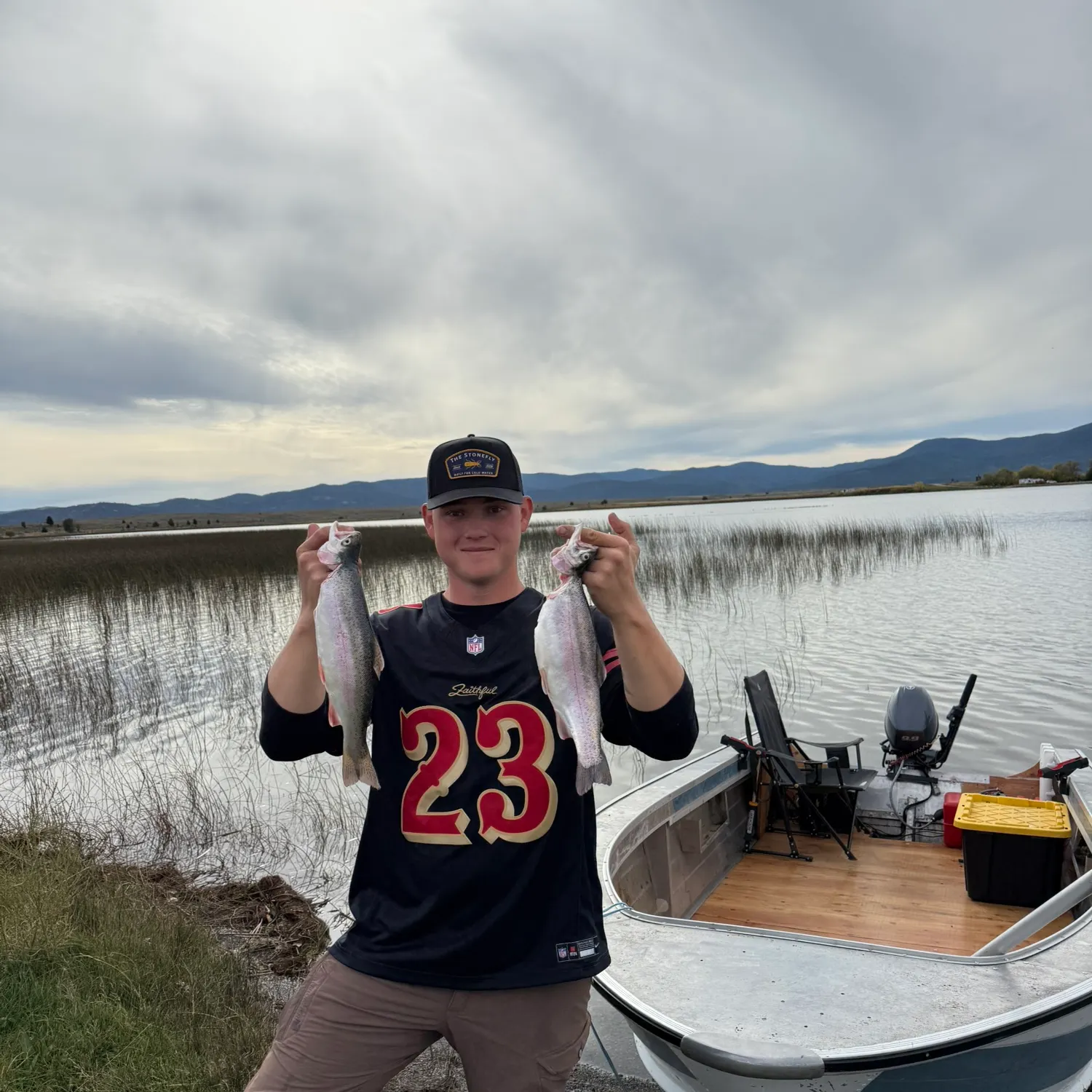 Rainbow trout caught on Fishbrain