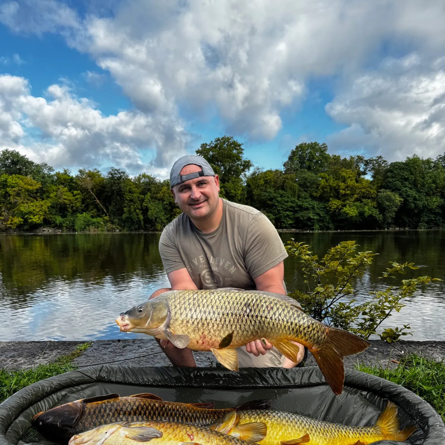 Common carp caught on Fishbrain