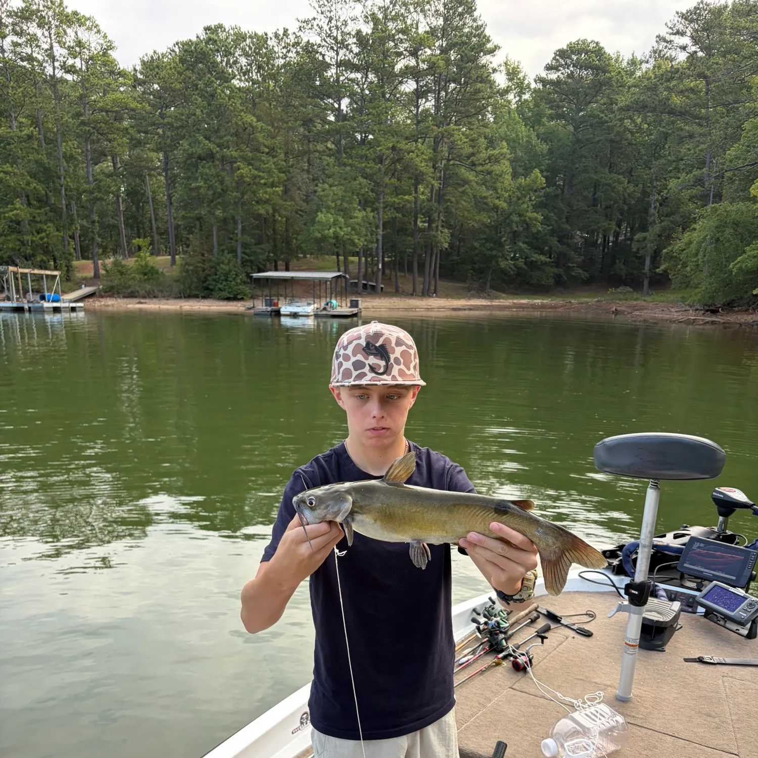 Channel catfish caught on Fishbrain